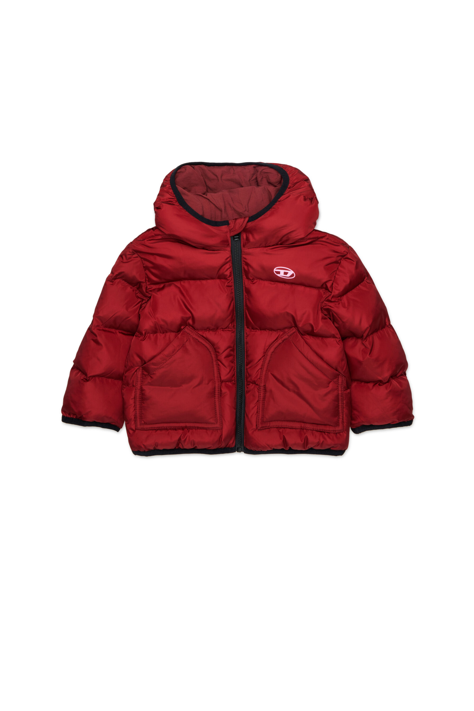 Diesel - JSIPB, Doudoune avec logo Oval D Mixte in Rouge - 1