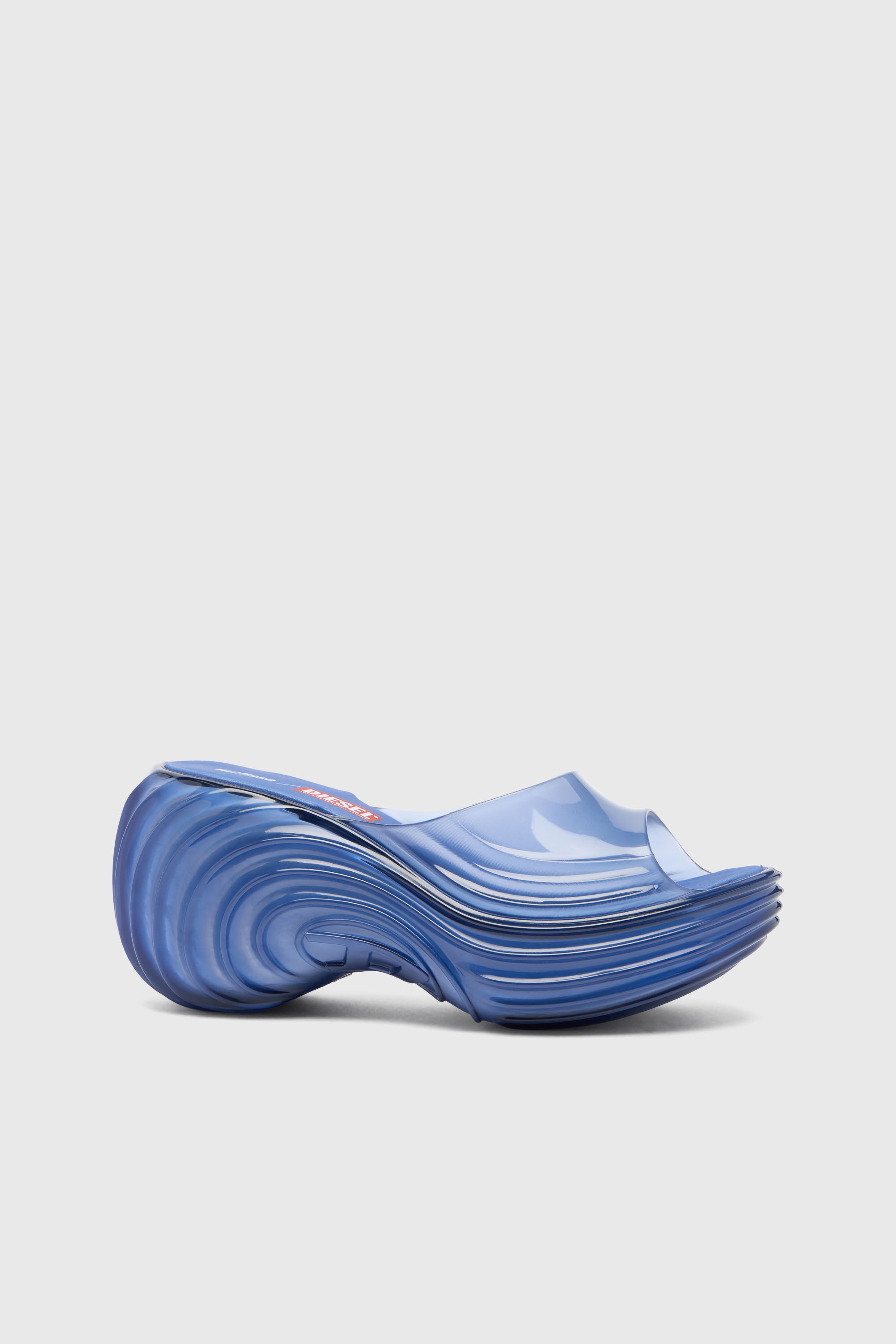 Diesel - MELISSA QUANTUM PLATFORM, Mule platform in Melflex&reg; Donna in Blu - 6