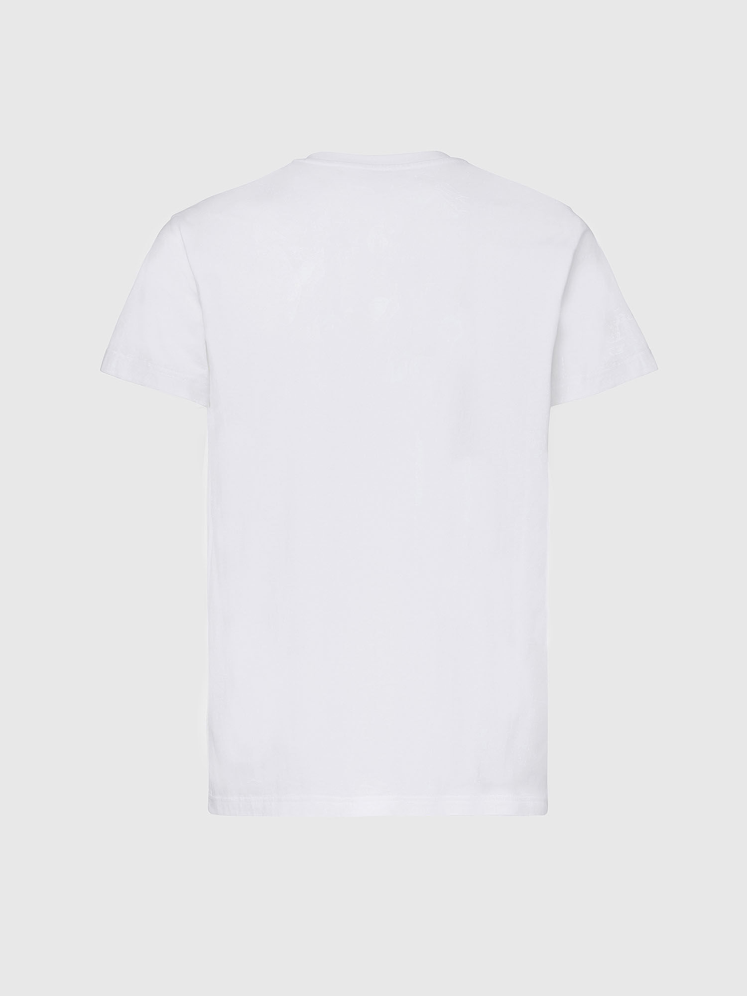Diesel - T-DIEGO-CUTY, T-shirt con stampa doppio logo Uomo in Bianco - 2