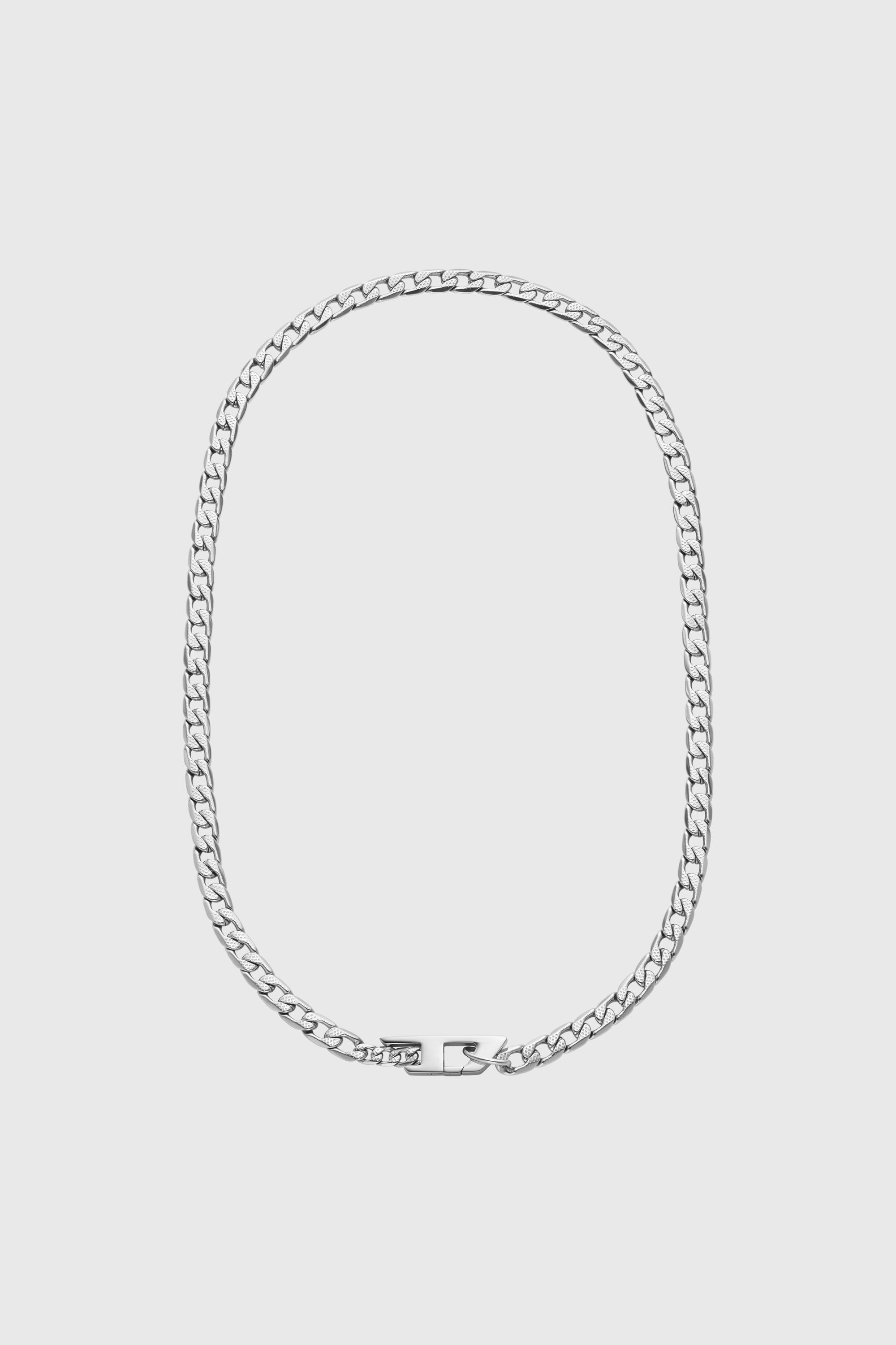 Diesel - DX1497, Collier cha&icirc;ne en acier inoxydable Mixte in Gris argent&eacute; - 1