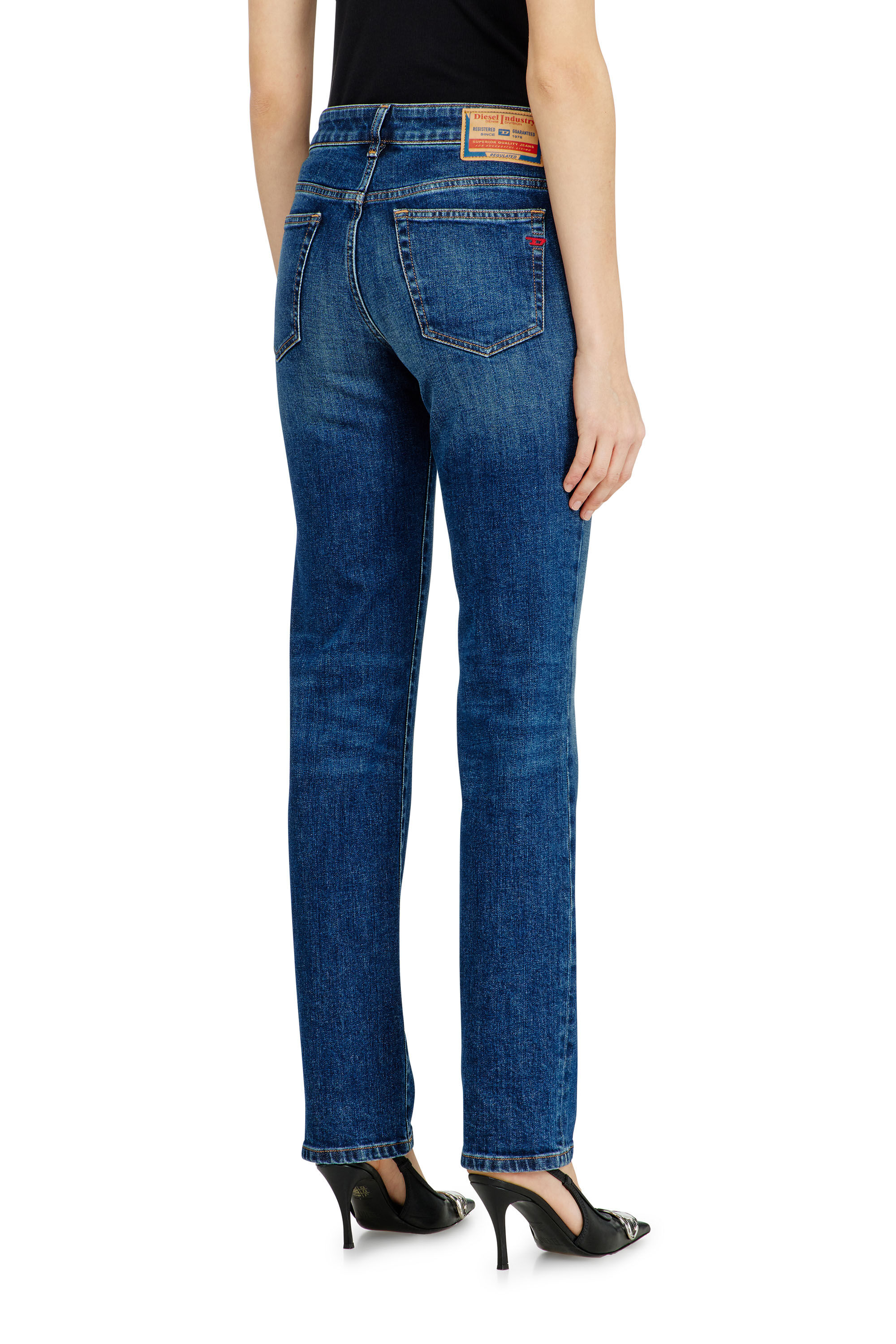 Diesel - Regular Jeans 1989 D-Mine 09I28 Donna, Blu Scuro - Image 5