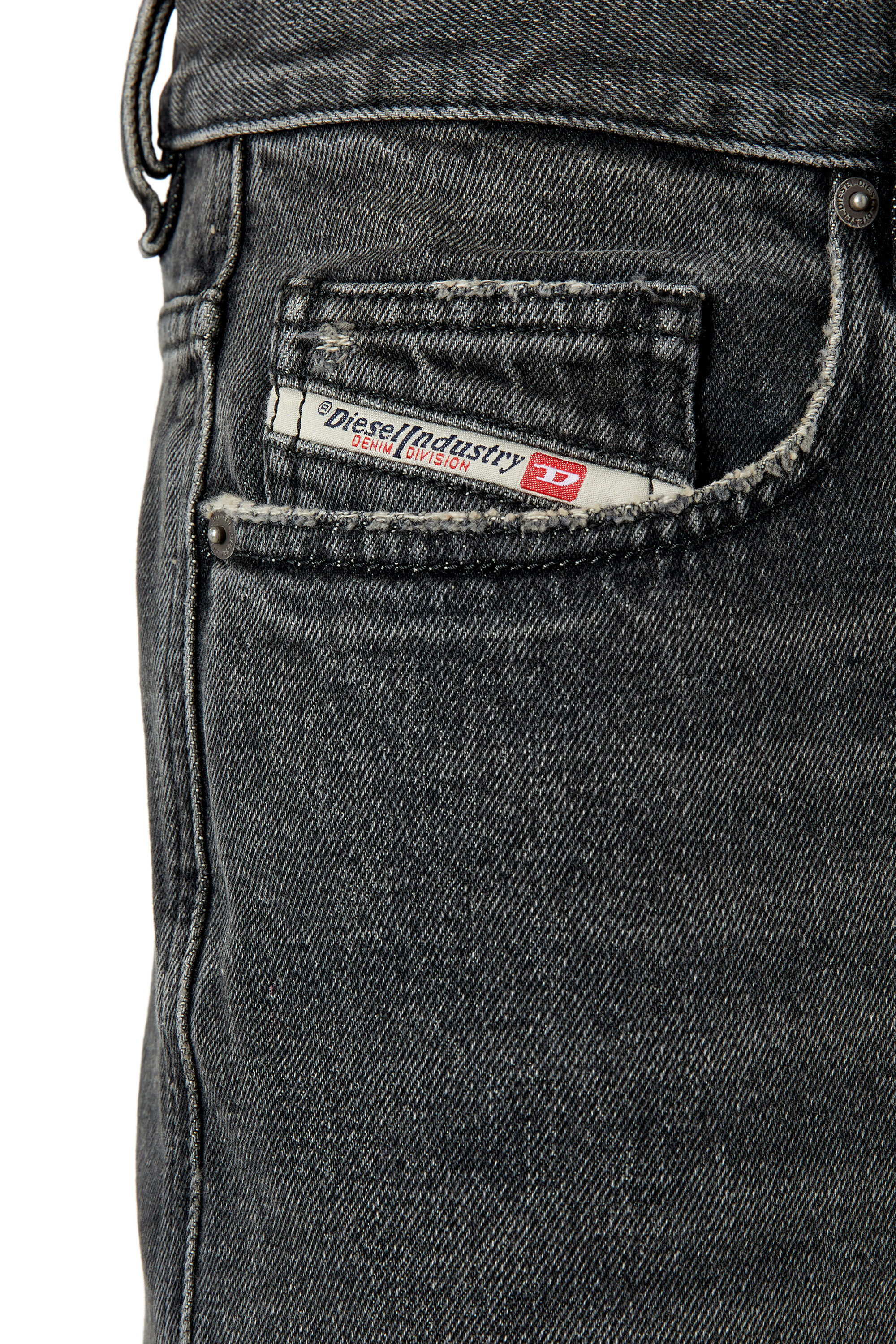Diesel - Straight Jeans 2020 D-Viker 007K8, Nero/Grigio scuro - Image 5