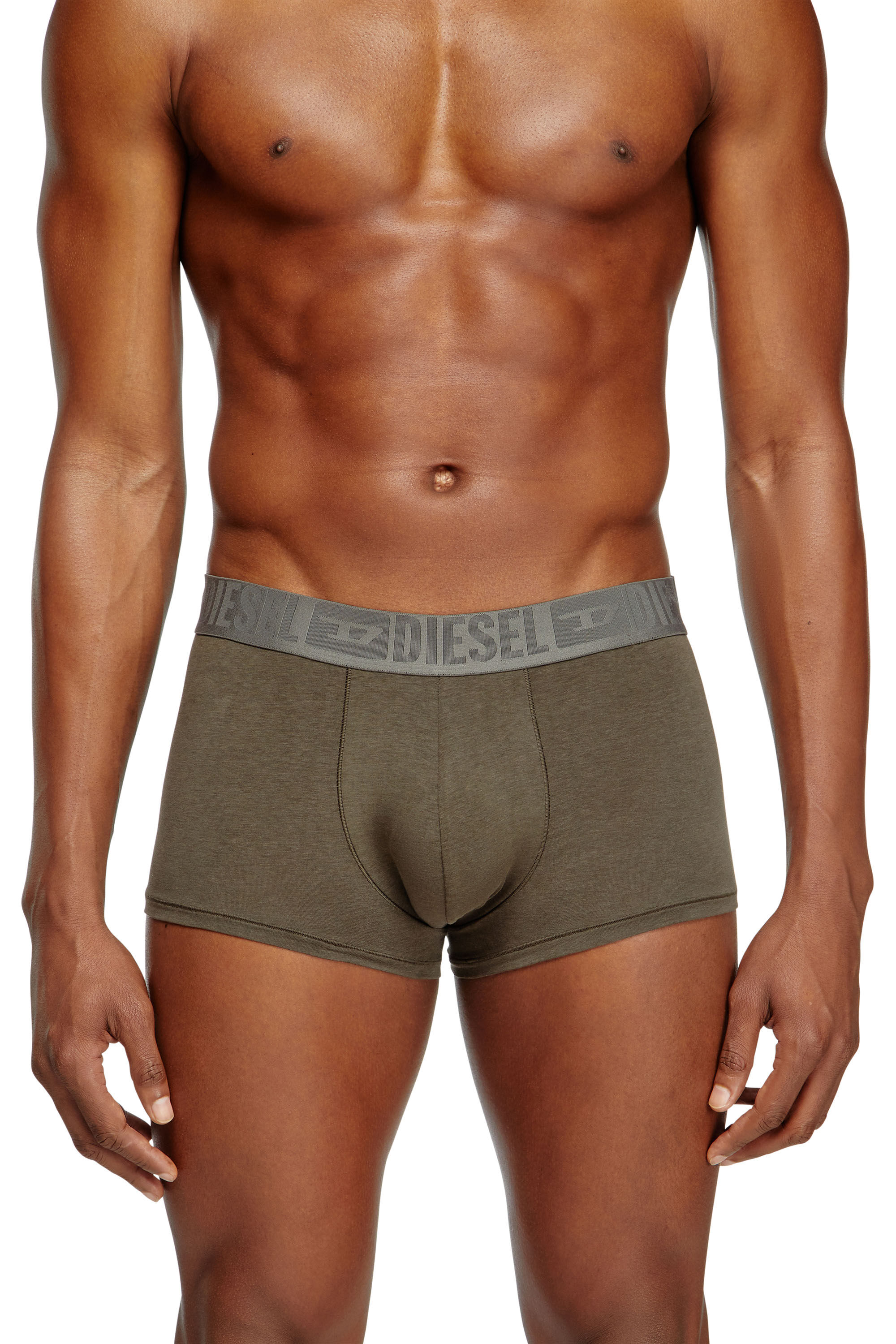 Diesel - BENJAMIN-D-MONO-3PACK, Herren Einfarbige Retropants im Dreierpack in Grün/Schwarz - 3