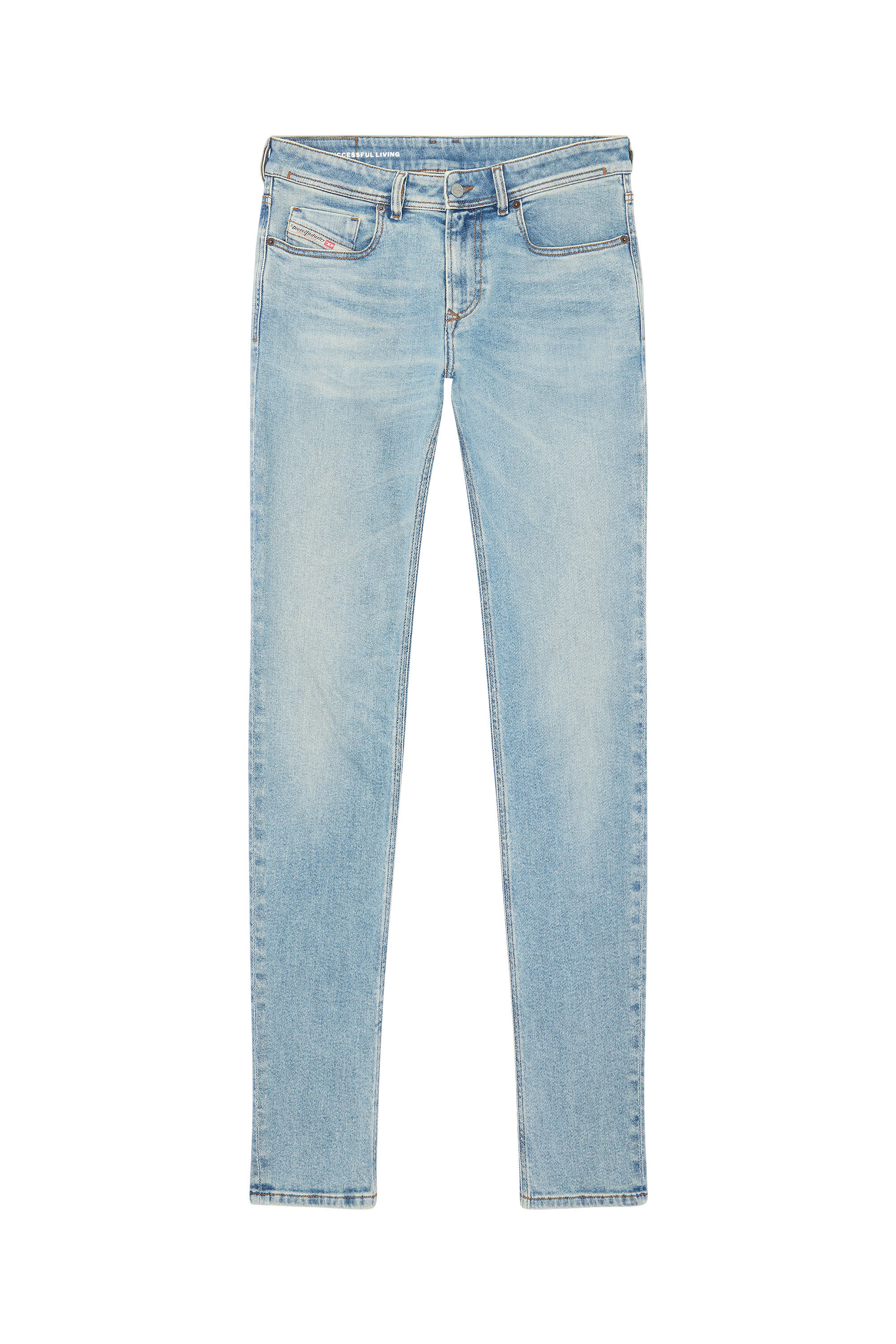 Diesel - 1979 Sleenker 09E82 Skinny Jeans, Blu Chiaro - Image 2