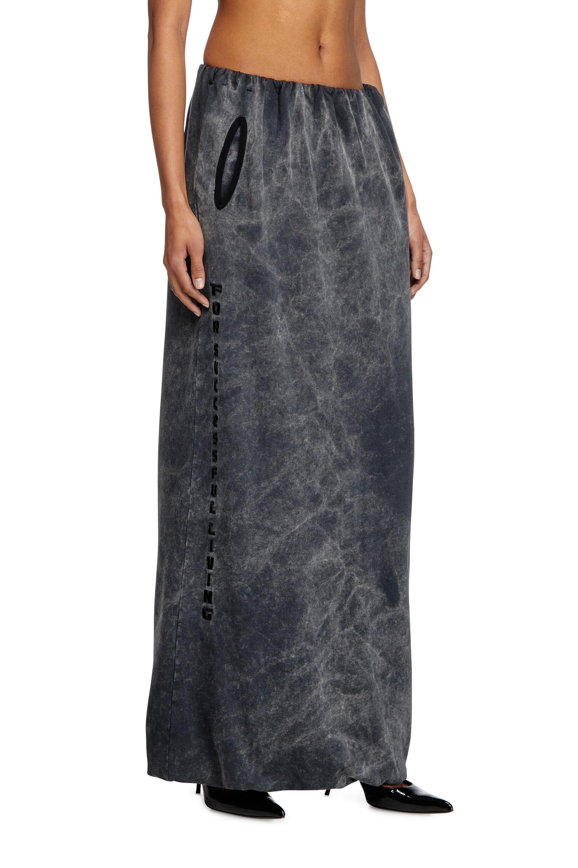 Diesel - O-REIRA, Gonna maxi a palloncino Donna in Nero - 3