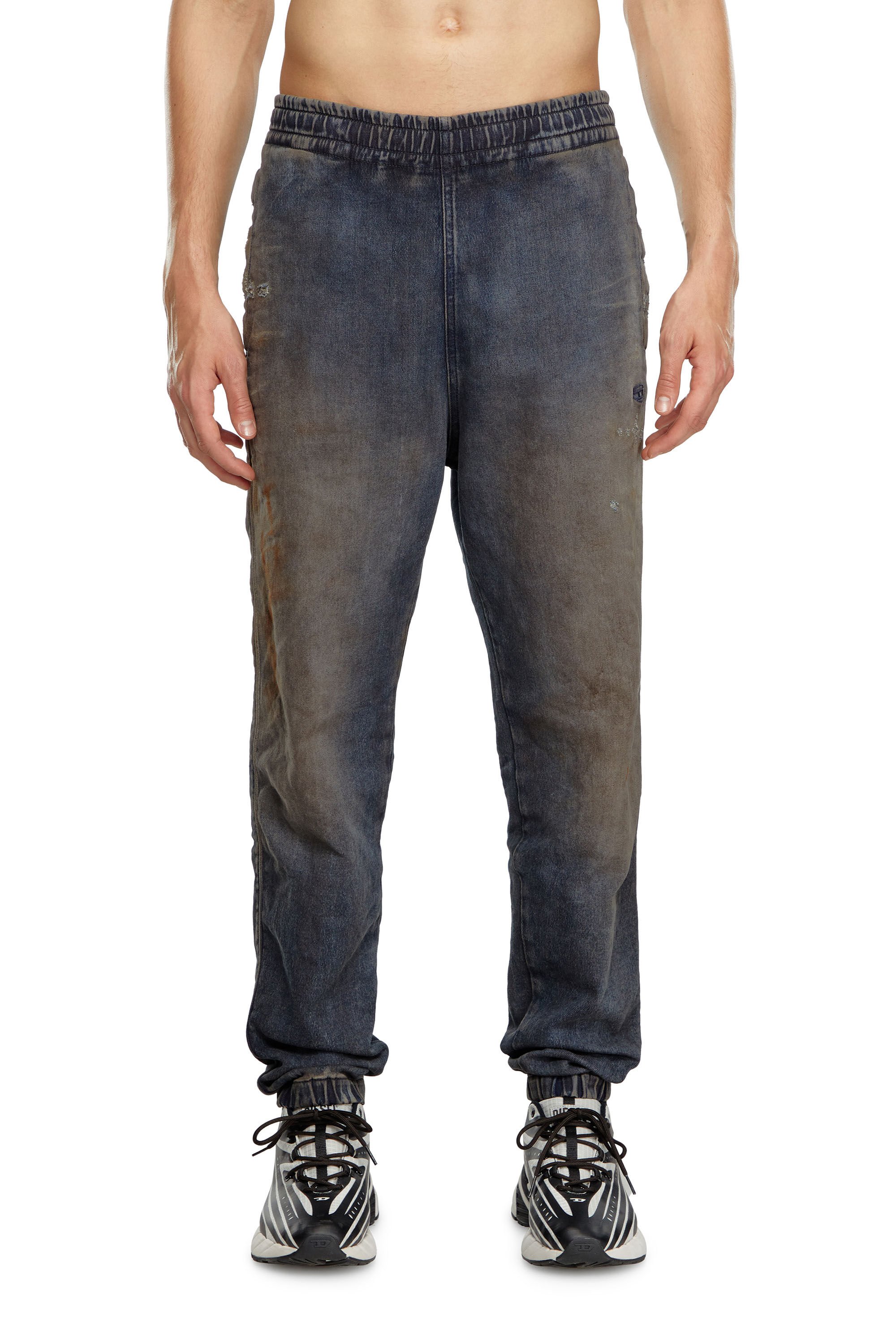 Diesel - Herren Tapered D-Lab Track Denim 068LV, Dunkelblau - Image 3