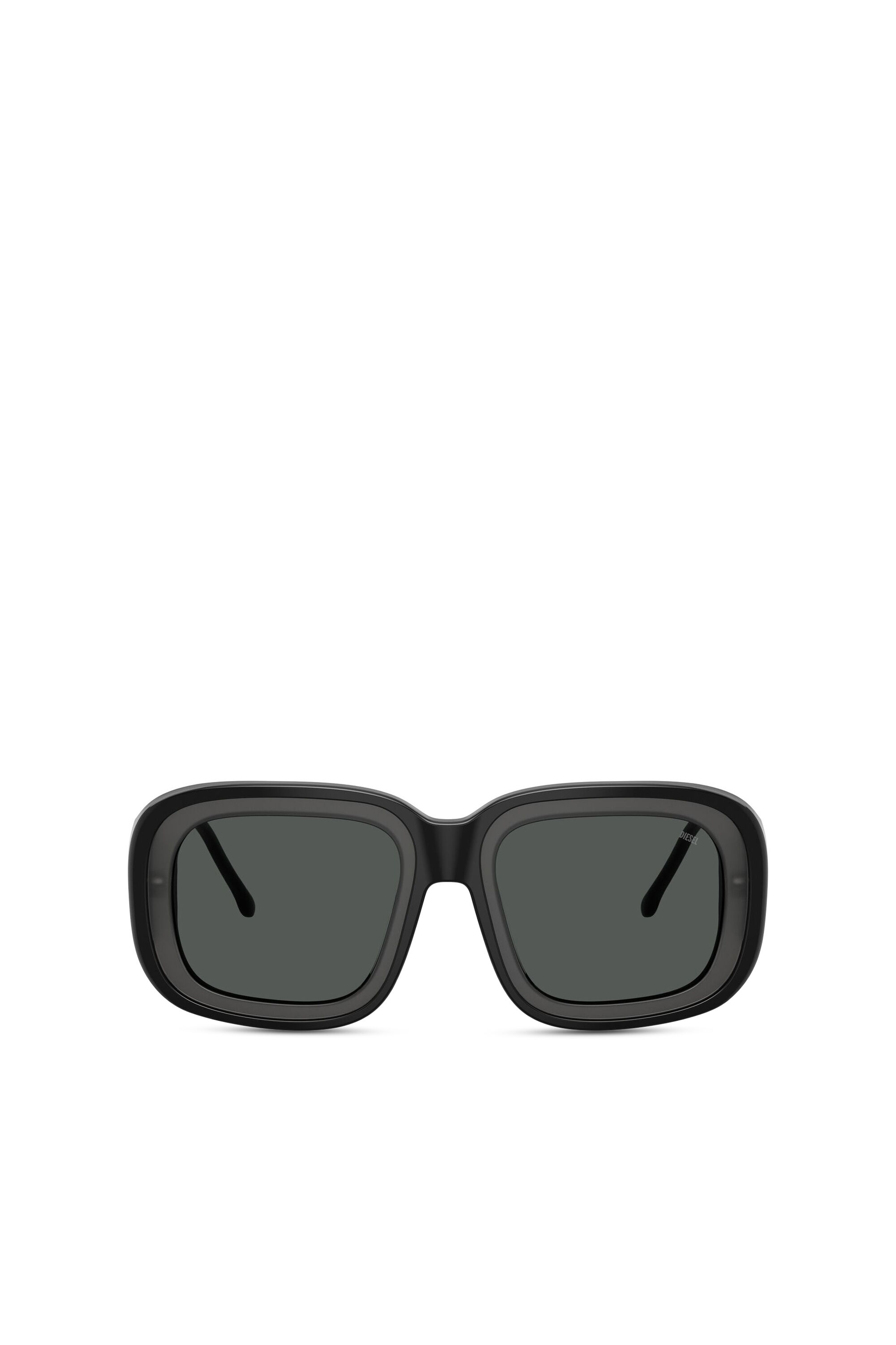Diesel - 0DL2015U, Lunettes de soleil carr&eacute;es Mixte in Noir - 1