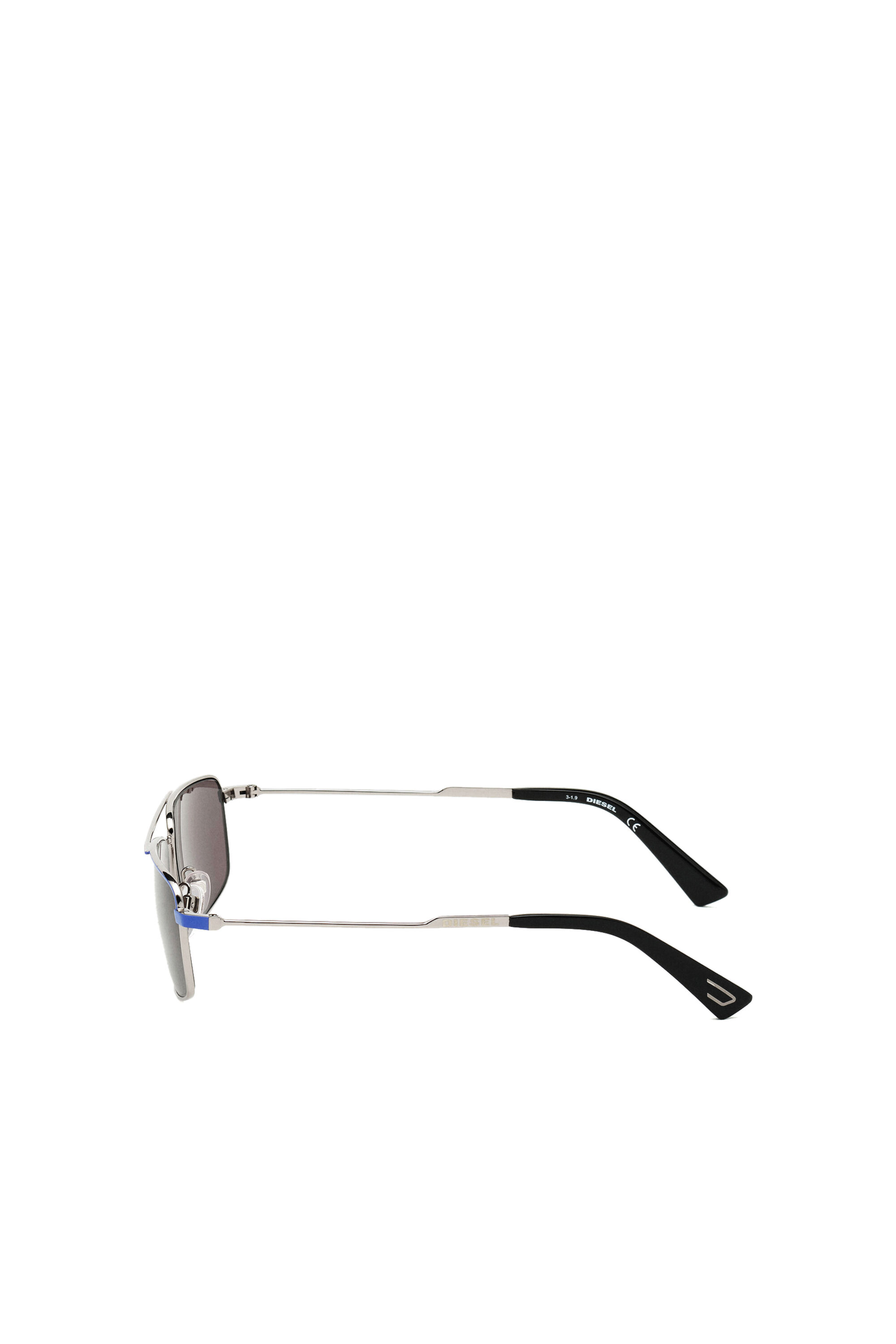 Diesel - DL0308, Herren Navigatorbrille mit polarisierten Linsen in Blau/Grau - 4