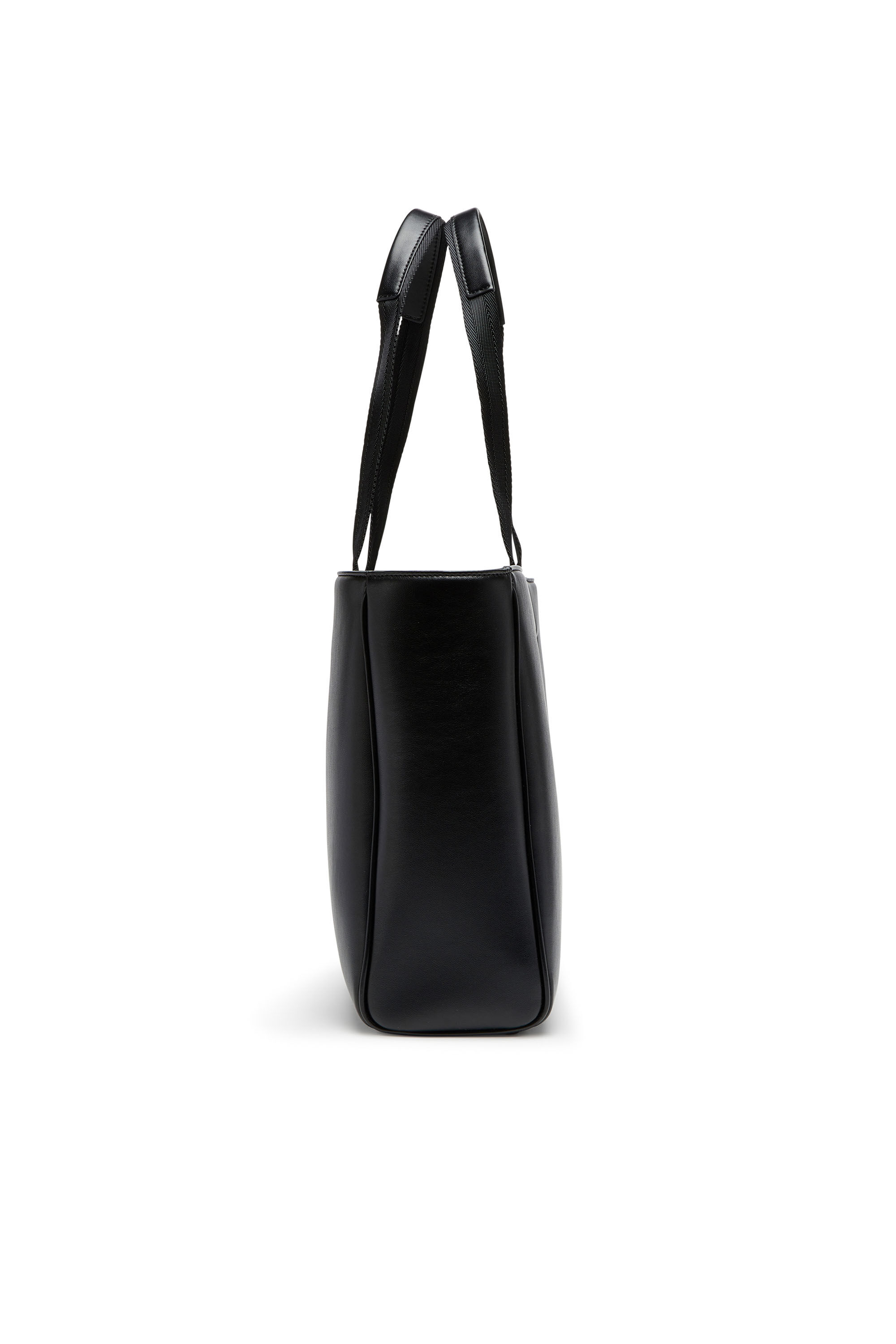 Diesel - HOLI-D SHOPPER EW, Unisex Holi-D-Quadratischer Shopper aus gebondetem Neopren in Schwarz - 4
