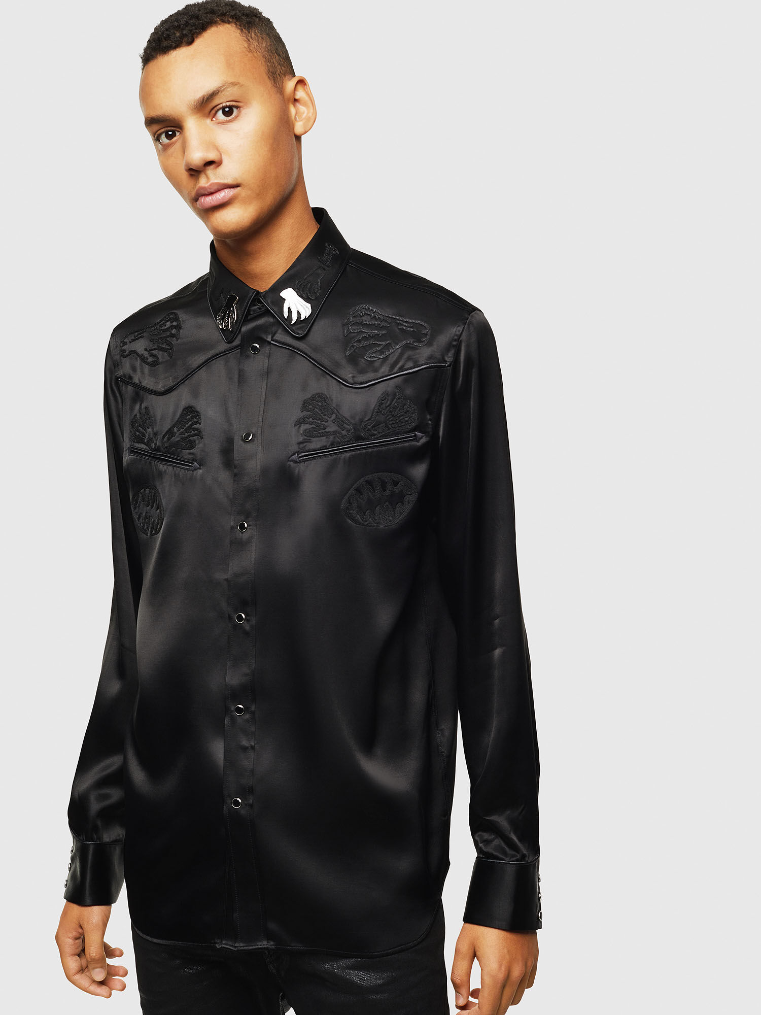 Diesel black gold shirt clearance