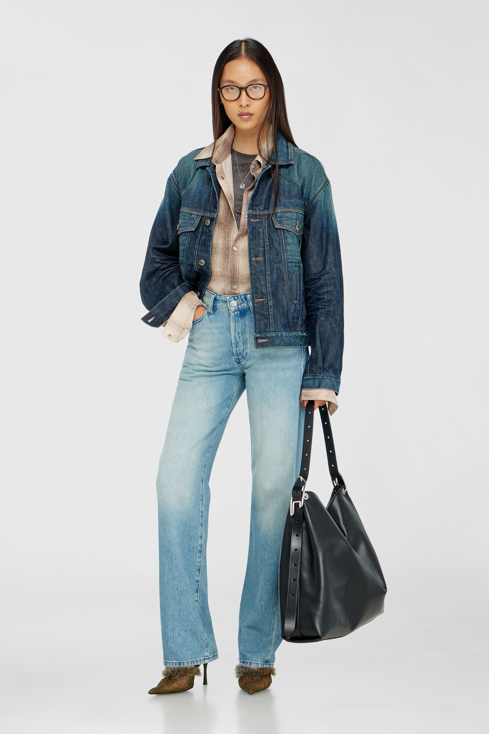 Diesel - Regular Jeans 1971 D-Sent 0BEBF Femme, Bleu Clair - Image 1