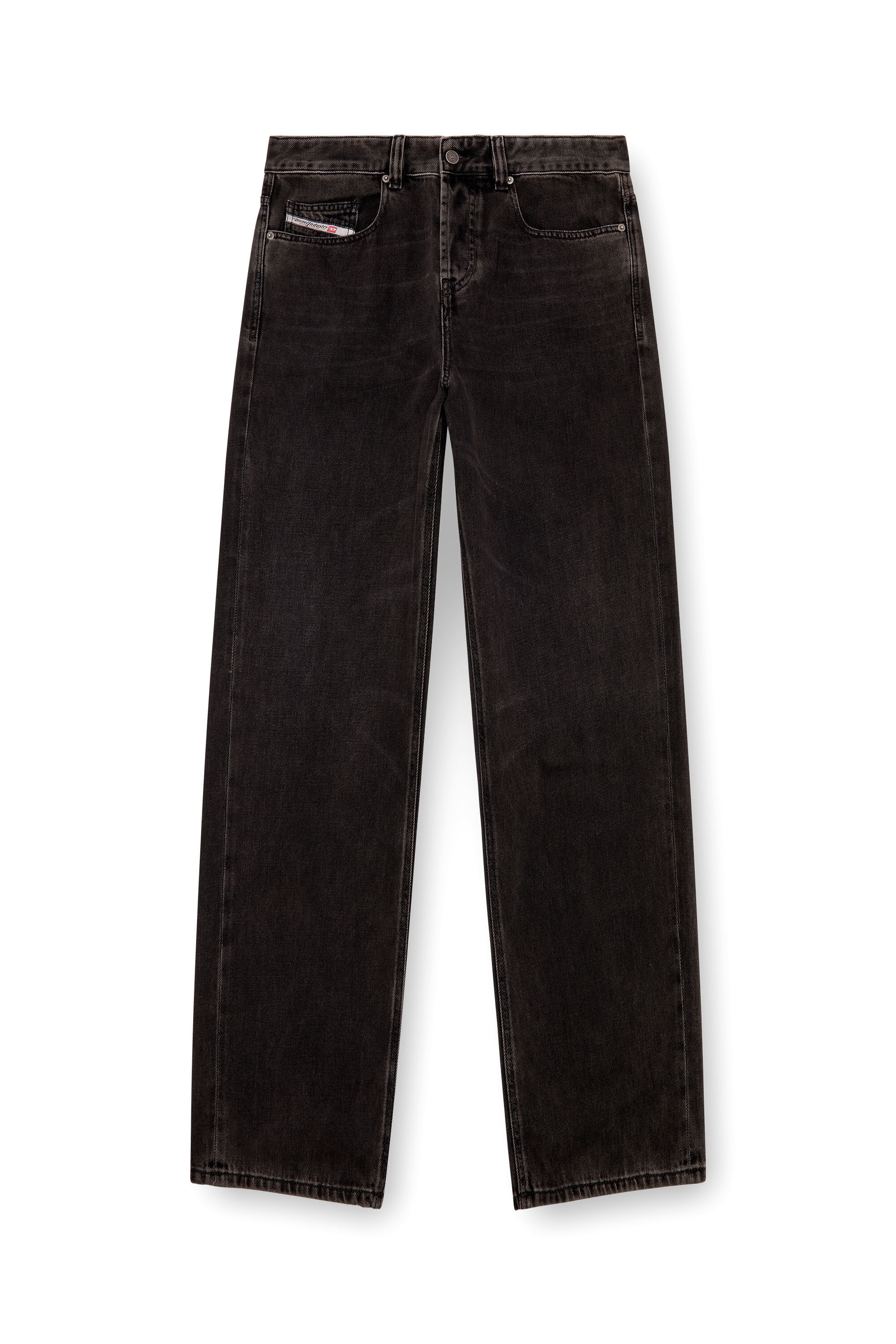 Diesel - Homme Straight Jeans 2001 D-Macro 09I35, Noir/Gris foncé - Image 2