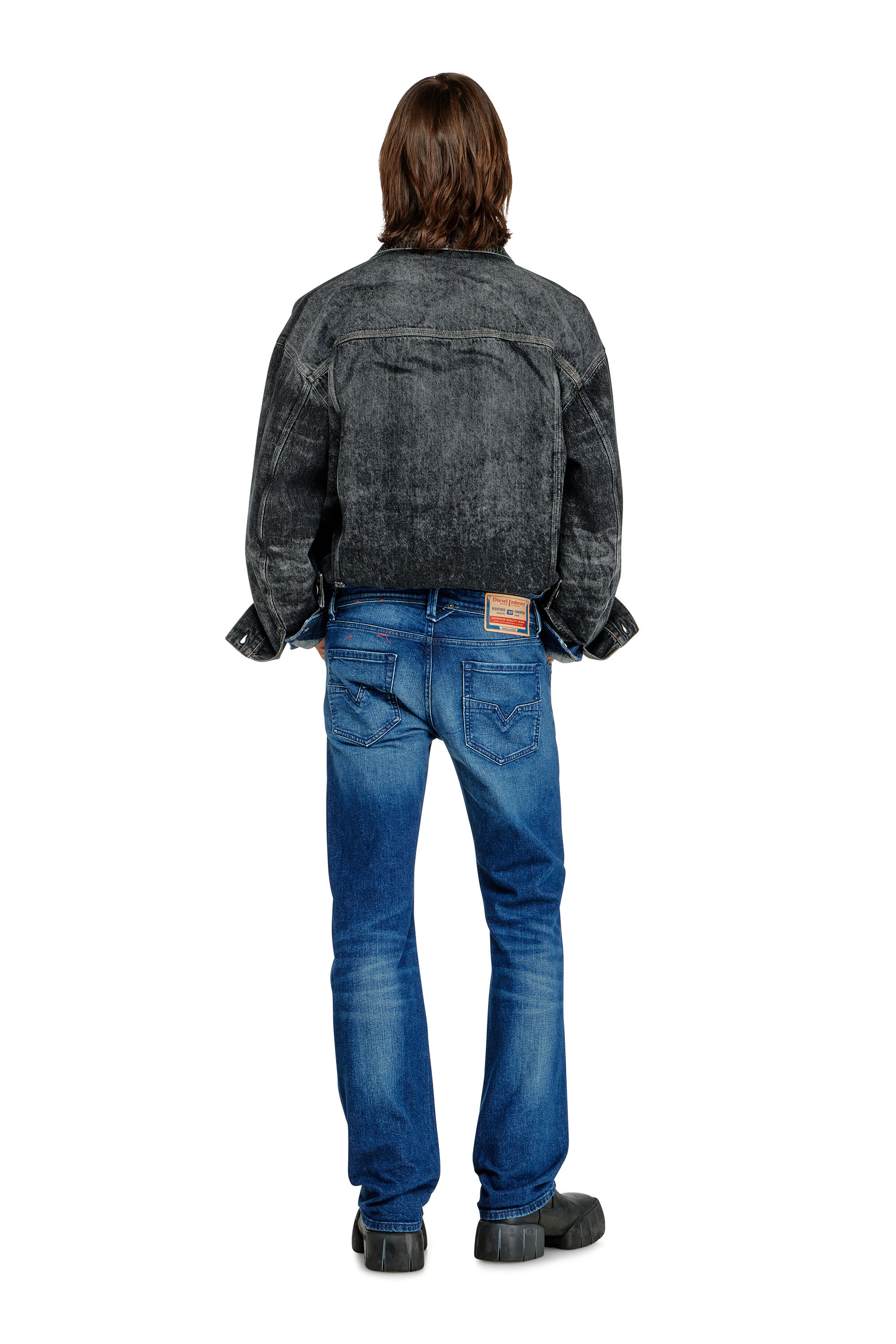Diesel - Regular Jeans 1985 Larkee 09L51 Homme, Bleu Fonc&eacute; - Image 3