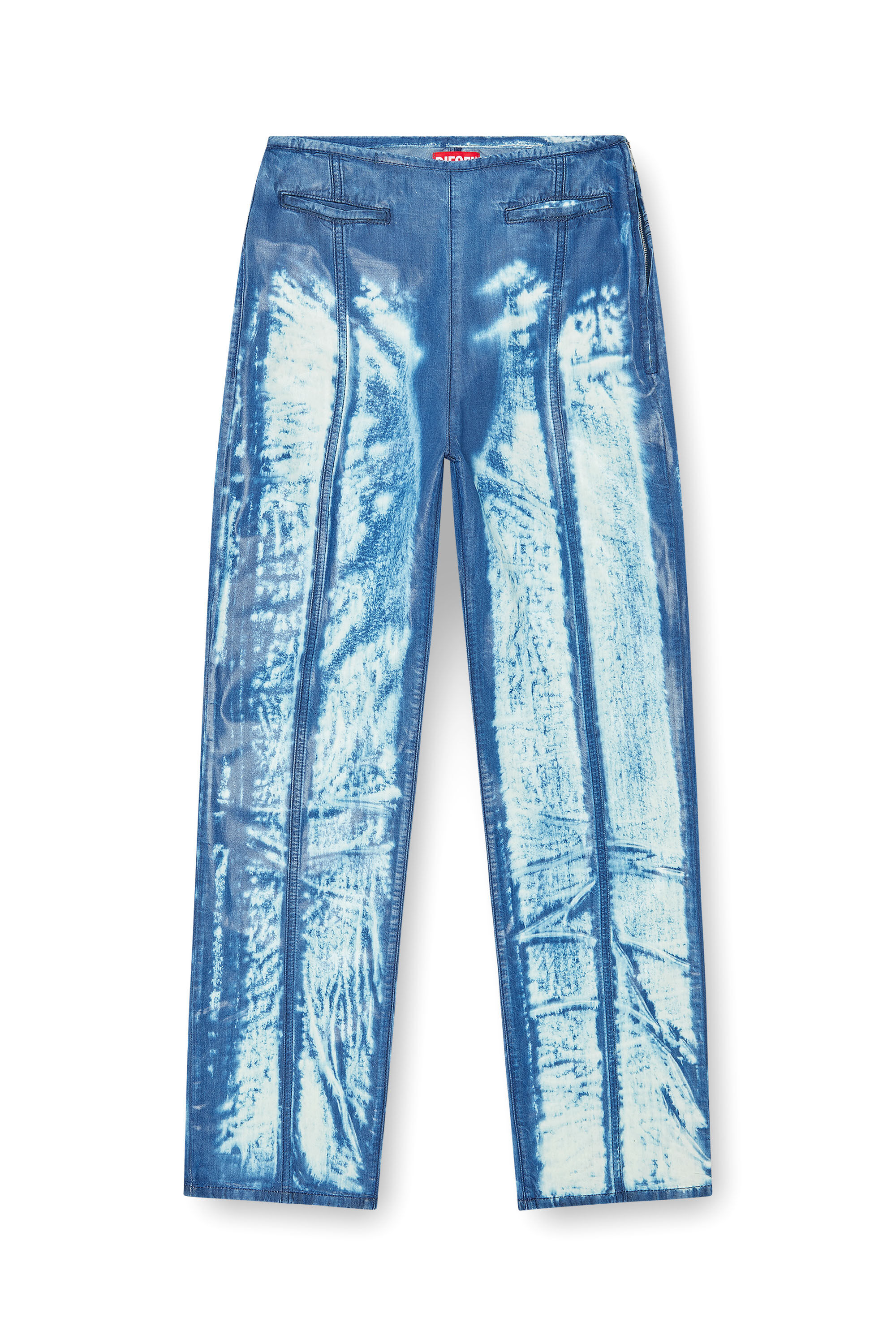 Diesel - Slim Jeans D-LYSAR 068XC Donna, Blu medio - Image 2