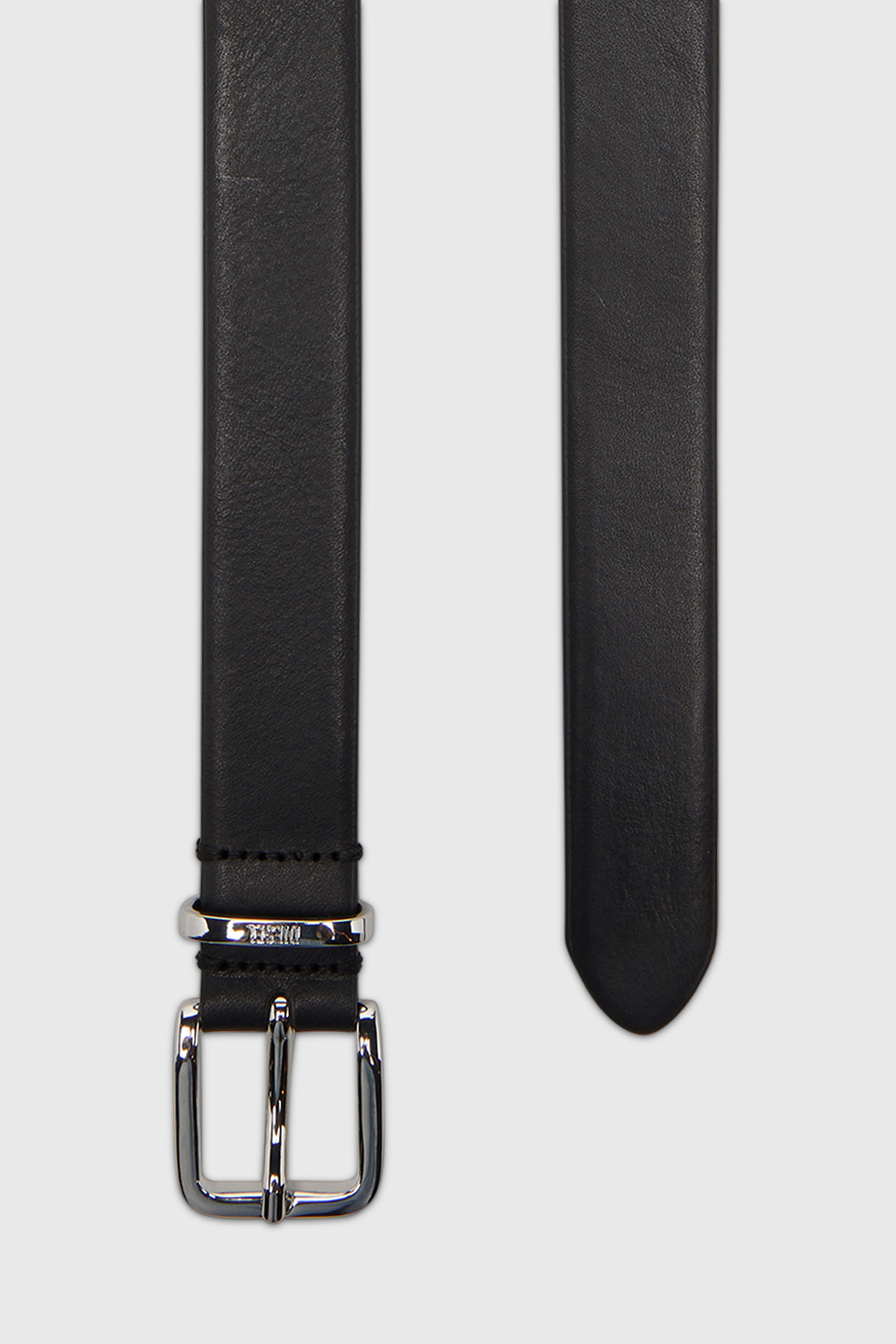 Diesel - B-BISCOTTO W KNOT 25, Ceinture 2.5 cm en cuir Femme in Noir - 2