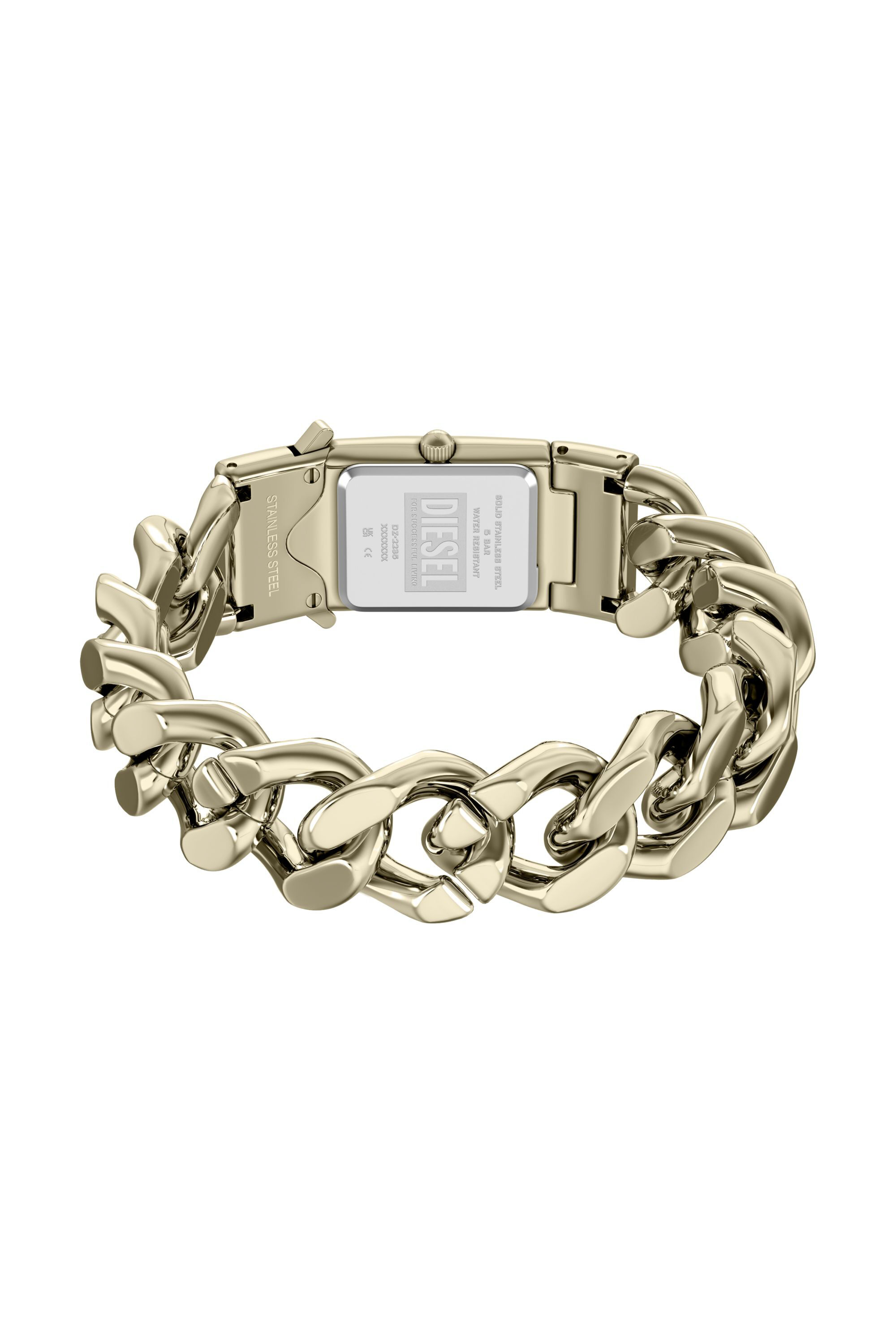 Diesel - DZ2235 WATCH, Montre Closer en acier inoxydable dor&eacute; Homme in Dor&eacute; - 5