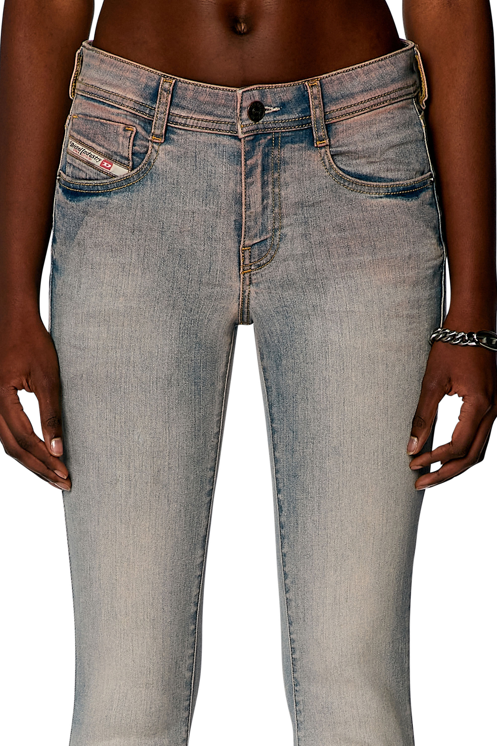 Diesel - Bootcut and Flare Jeans 1969 D-Ebbey 0PFAT, Blu Chiaro - Image 5