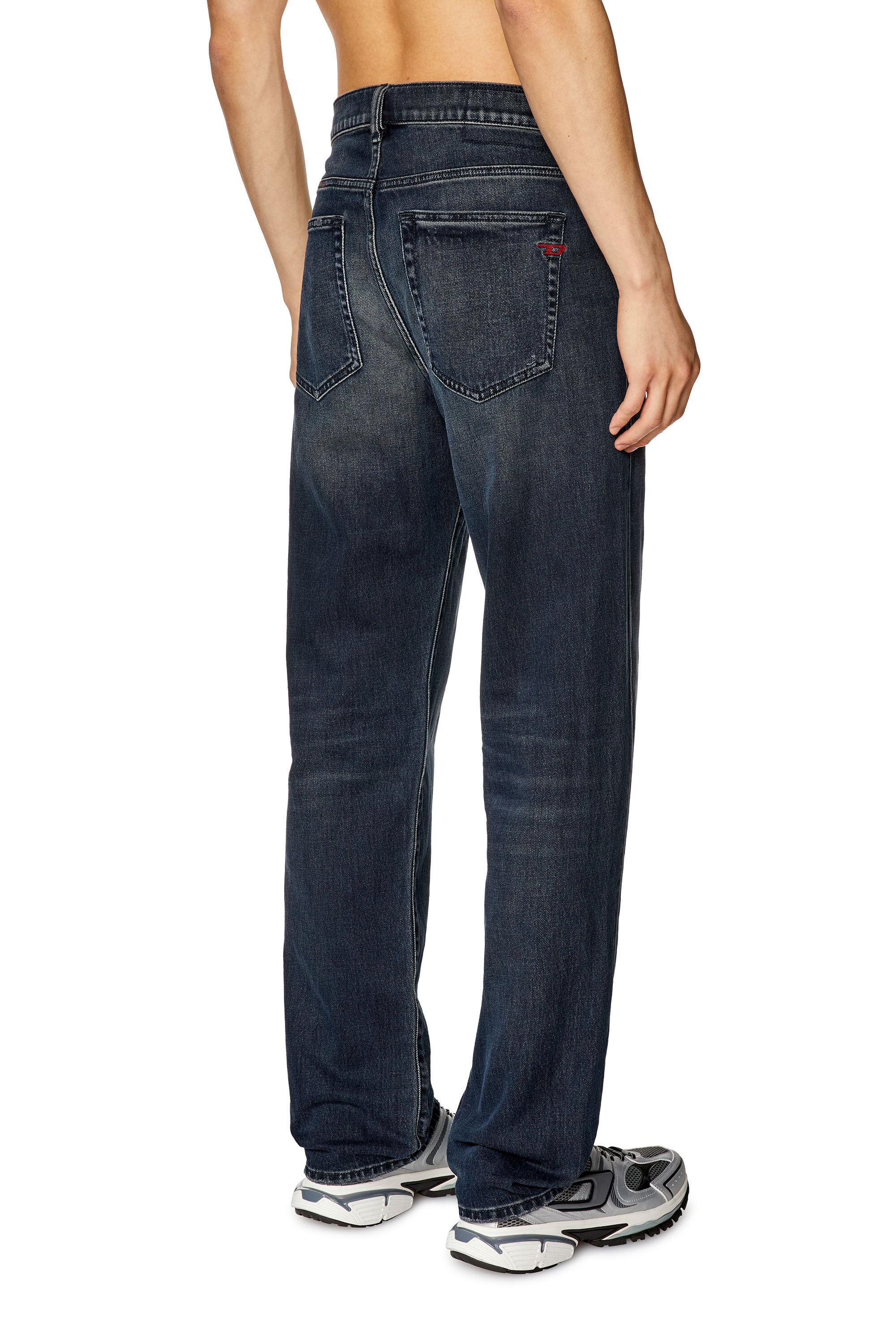 Diesel - Straight Jeans 2020 D-Viker 09G40, Blu Scuro - Image 4