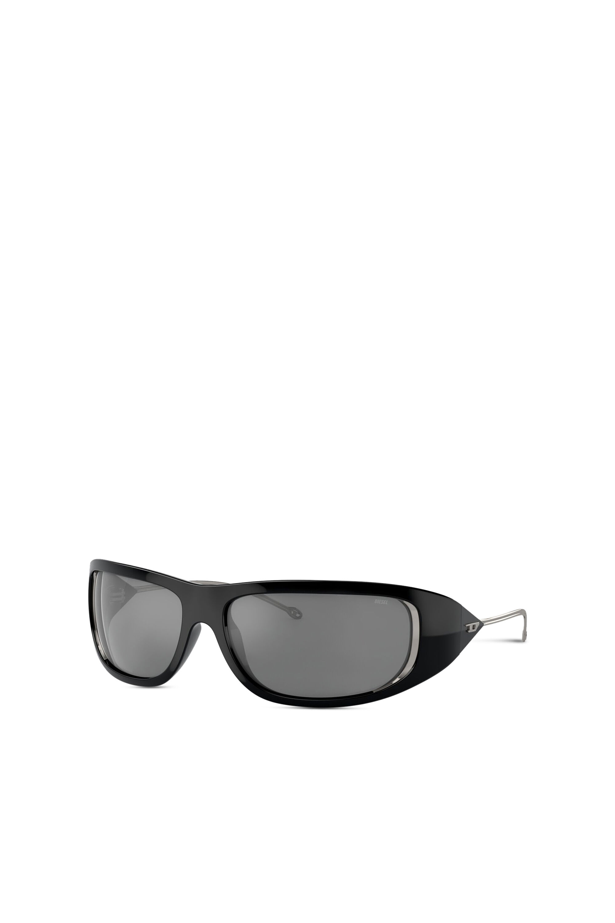 Diesel - 0DL3001 SIZE 61, Occhiali da sole dal modello avvolgente Unisex in Nero - 5