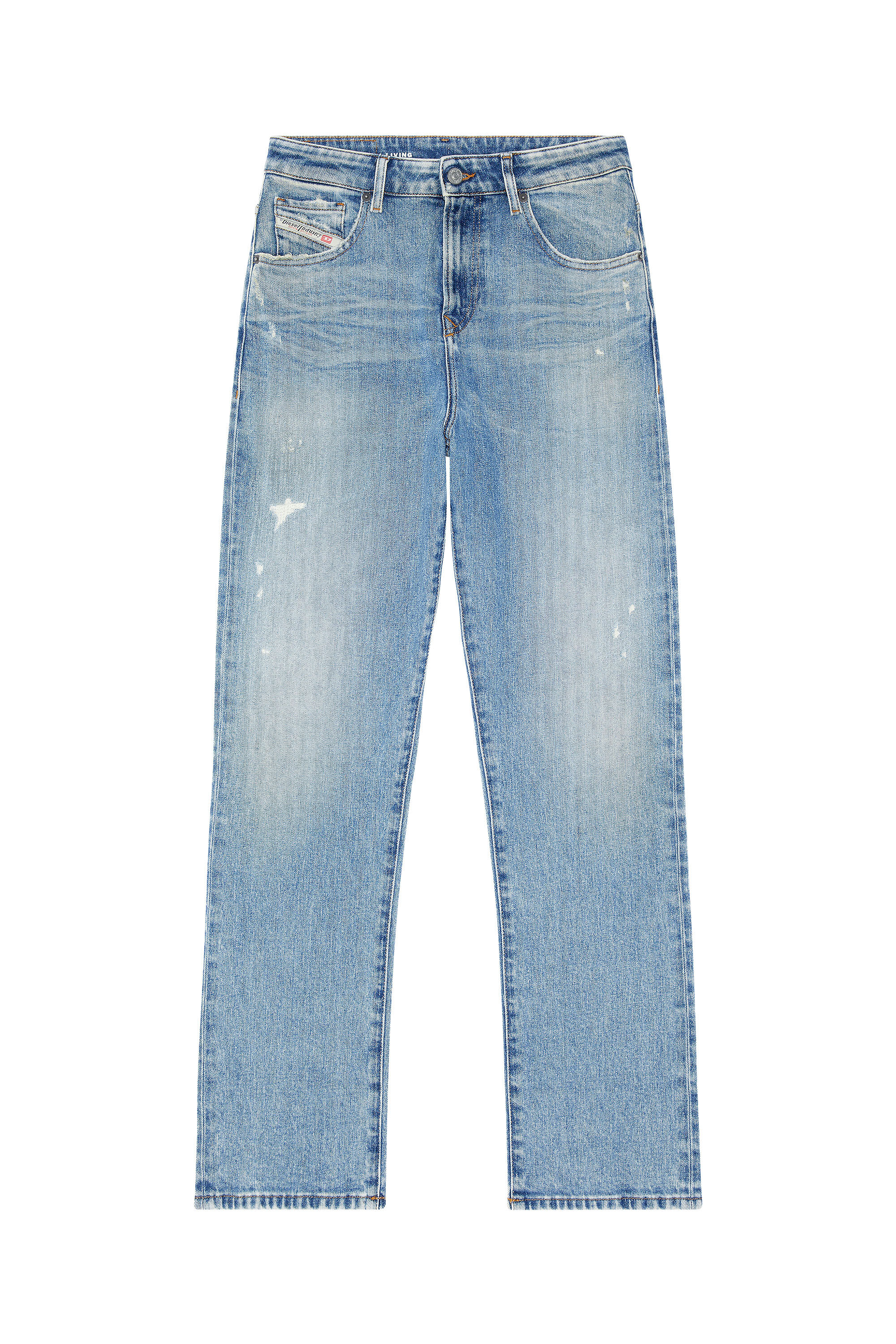 Diesel - Straight Jeans 1999 D-Reggy 007R4, Bleu Clair - Image 2