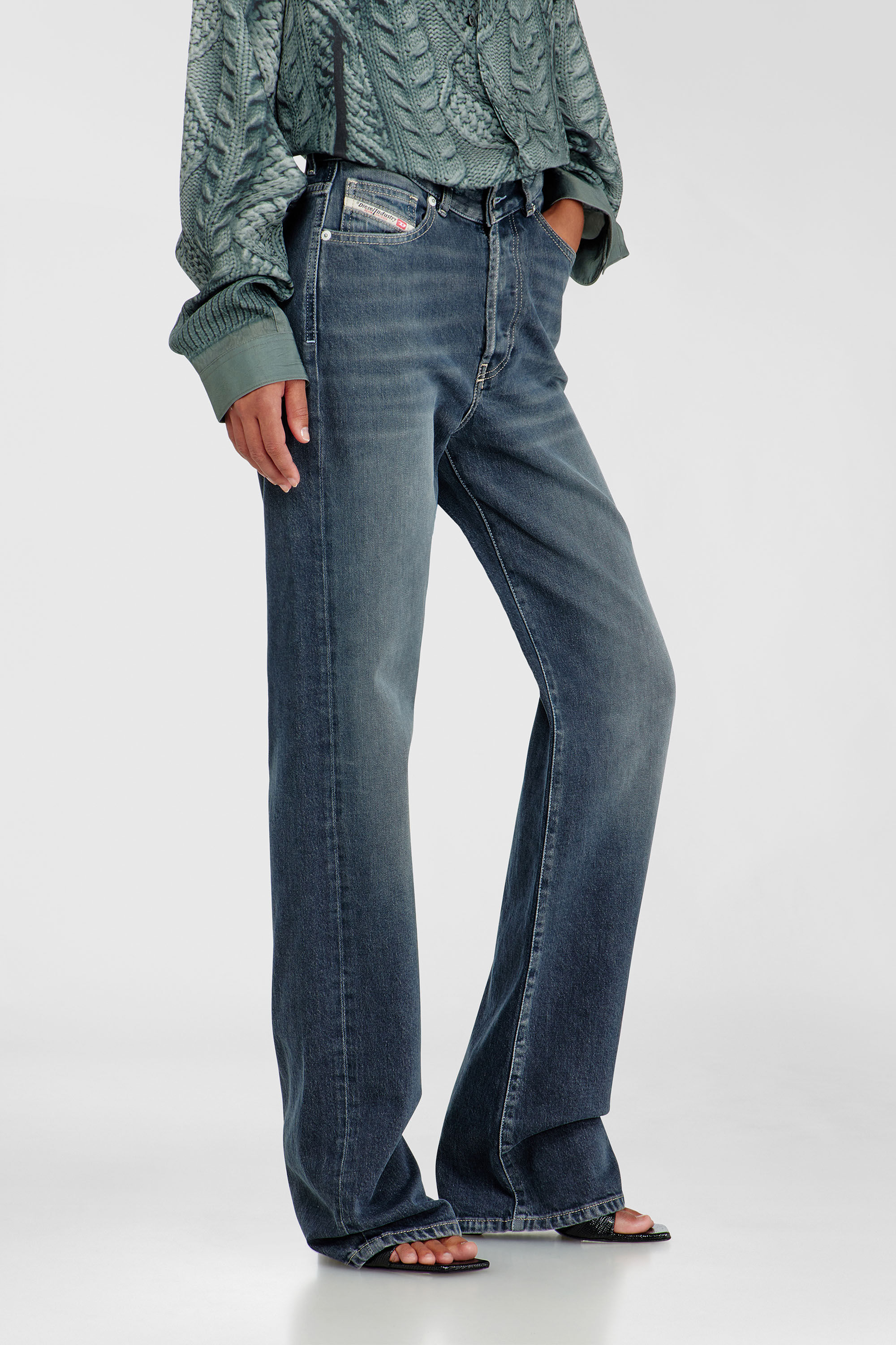 Diesel - Regular Jeans 1971 D-Sent 007EI Donna, Blu Scuro - Image 7