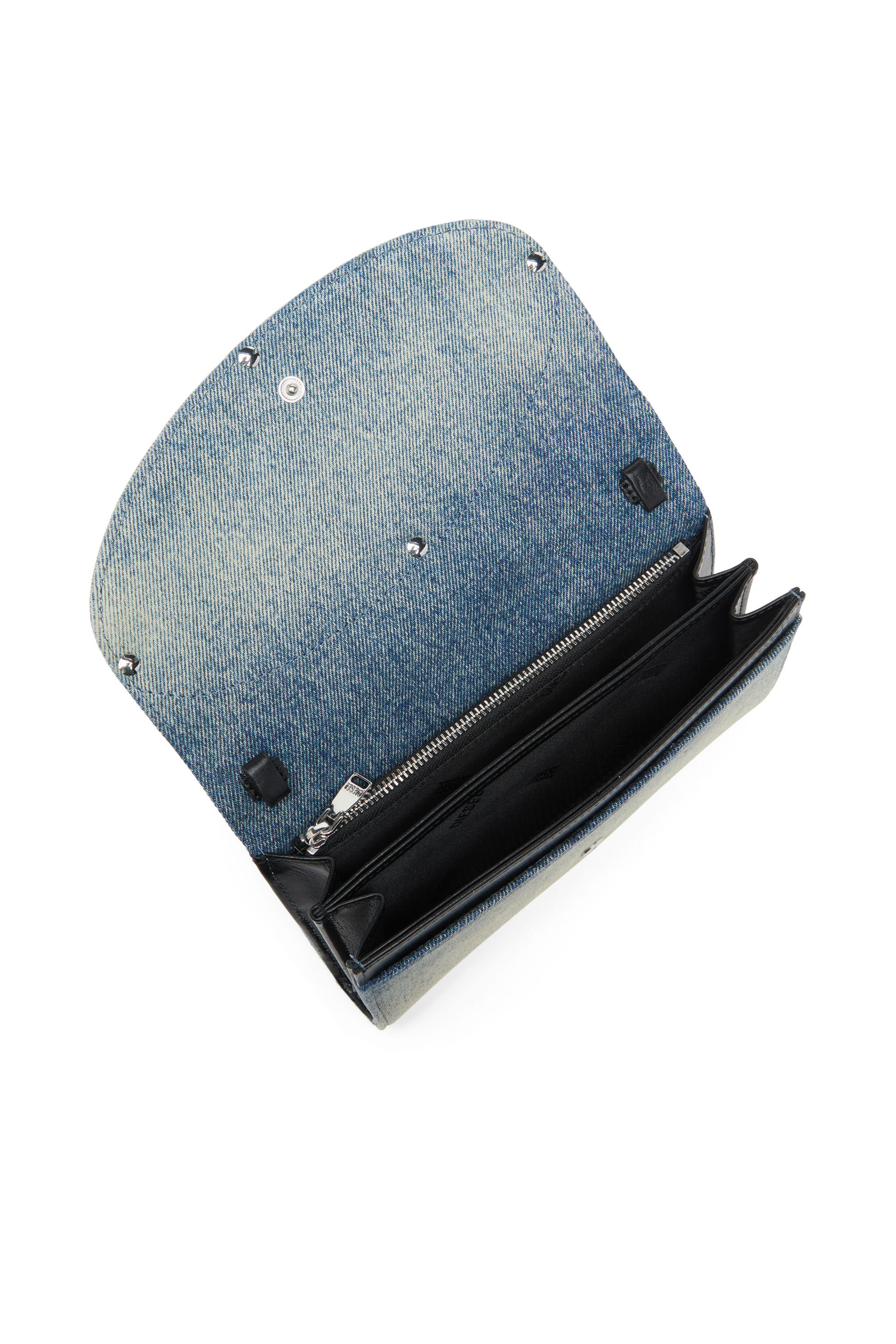 Diesel - 1DR WALLET STRAP, Bleu - Image 4