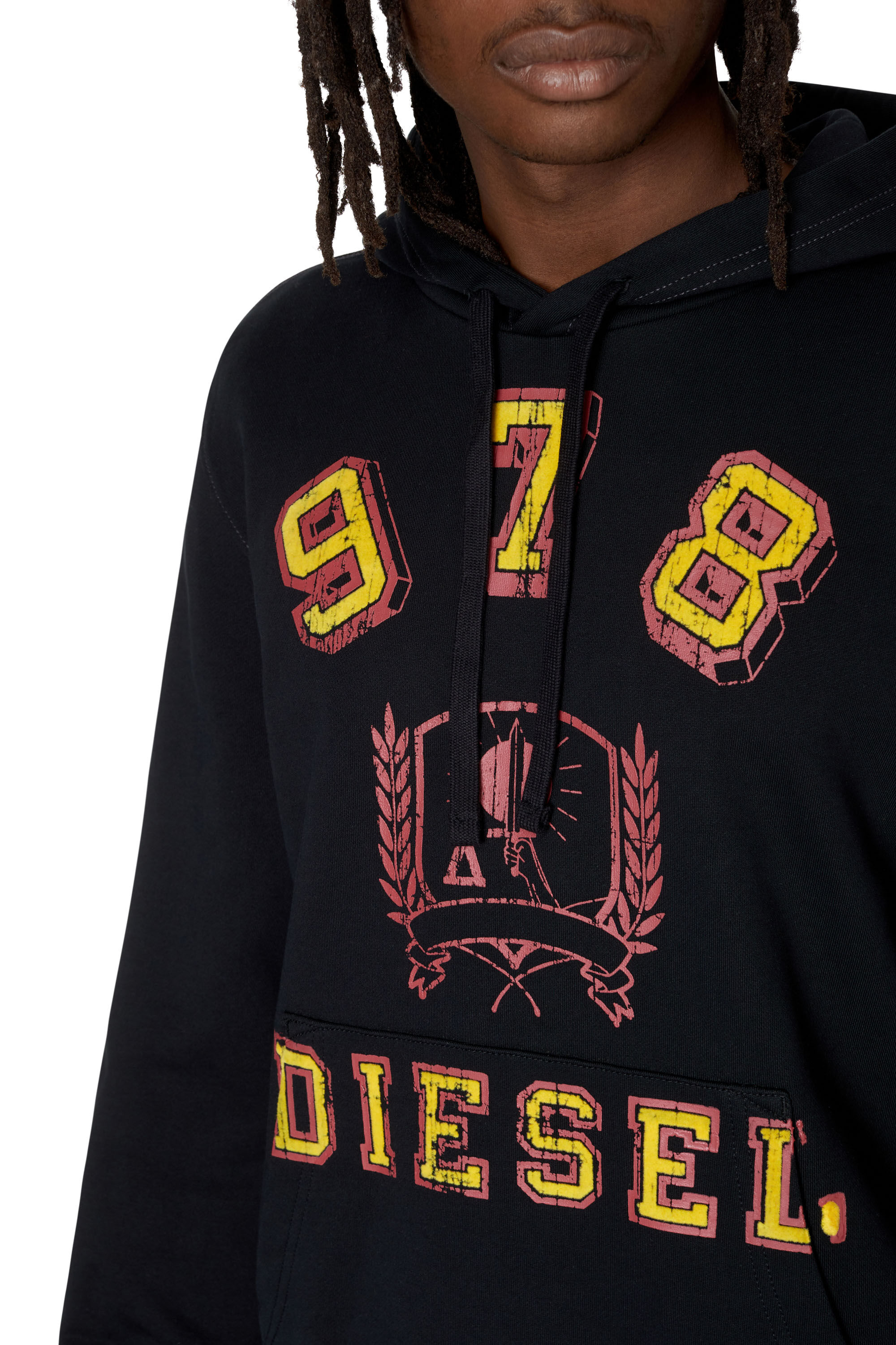 Diesel - S-GINN-HOOD-E5, Noir - Image 6