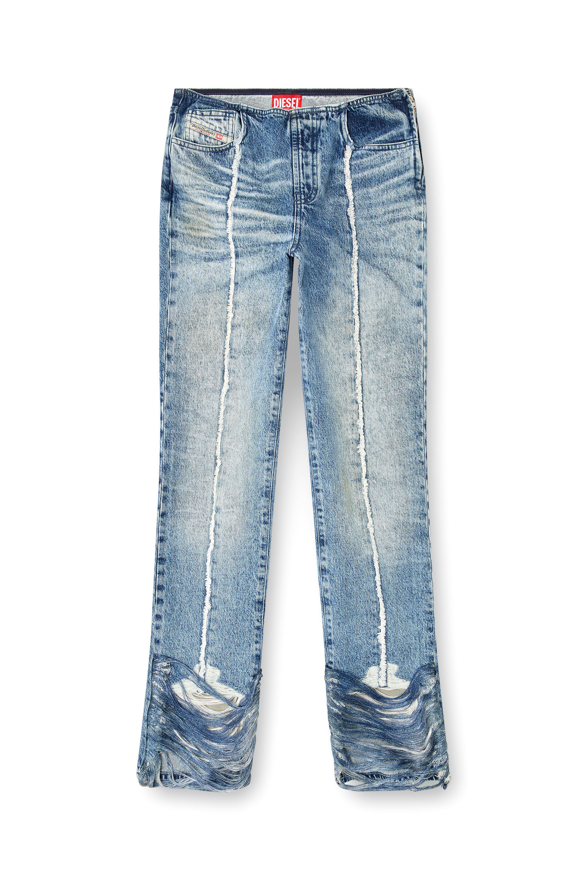 Diesel - Bootcut Jeans D-Ginna 0CMBM Femme, Bleu moyen - Image 2
