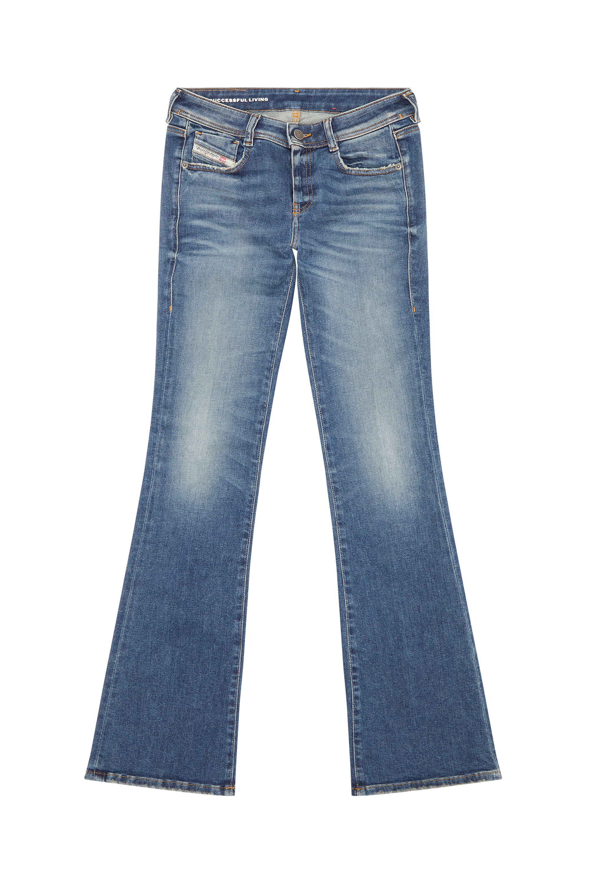 Diesel - Bootcut and Flare Jeans 1969 D-Ebbey 09G71, Blu Scuro - Image 2