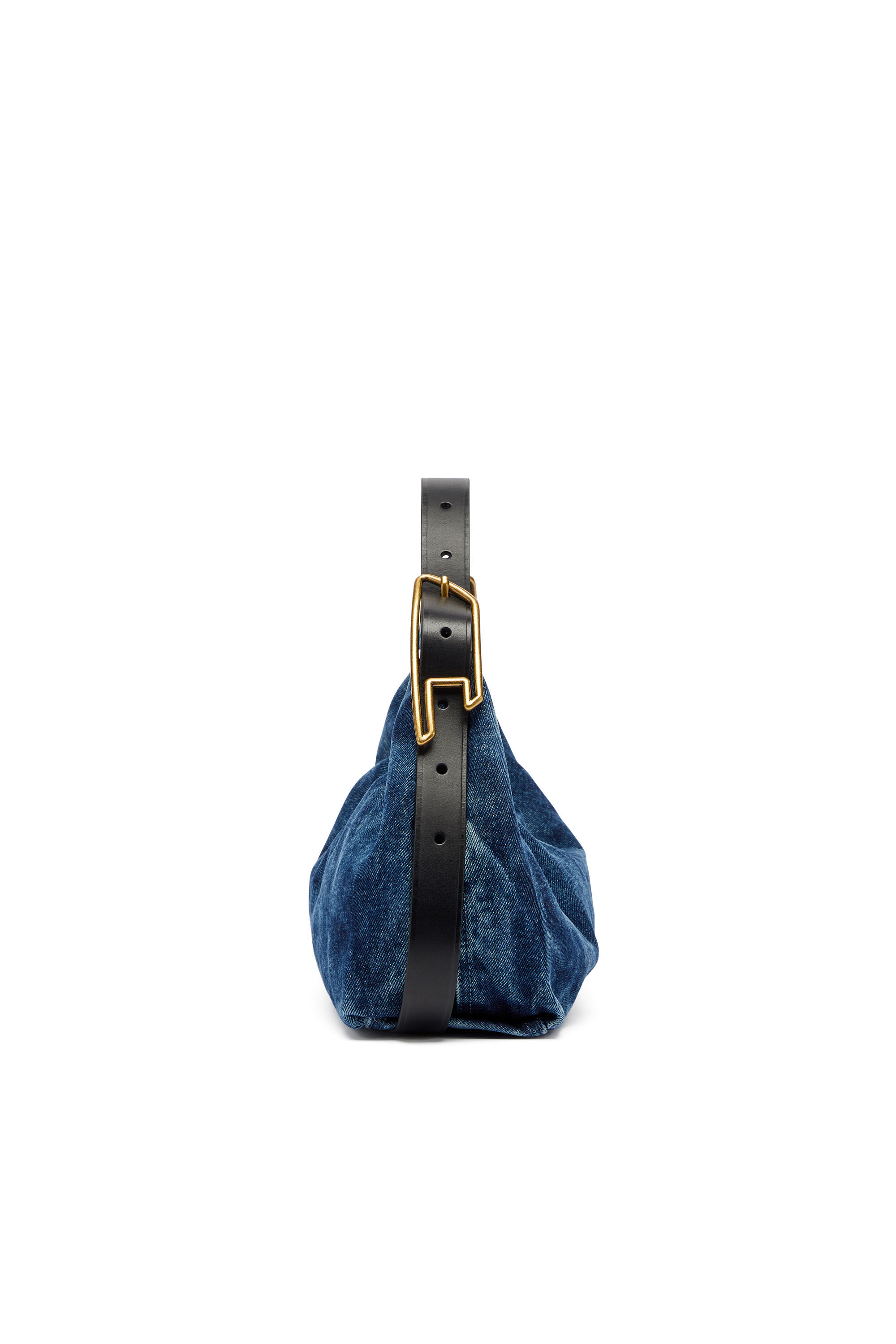 Diesel - D-LINE SHOULDER, D-Line-Borsa a spalla in denim Donna in Blu - 5