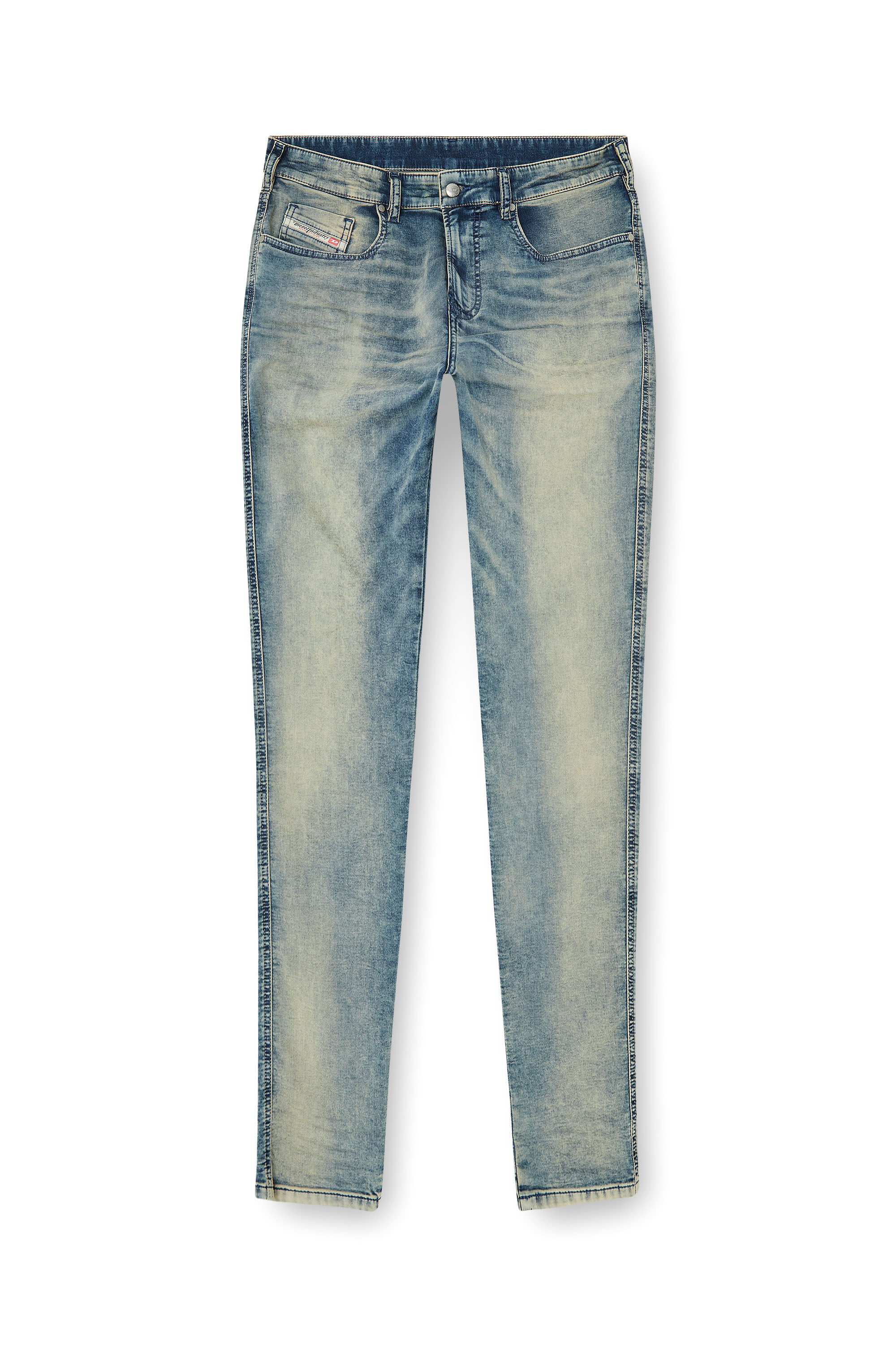Diesel - Slim 2062 D-Strukt Joggjeans&reg; 09P60 Uomo, Blu medio - Image 4