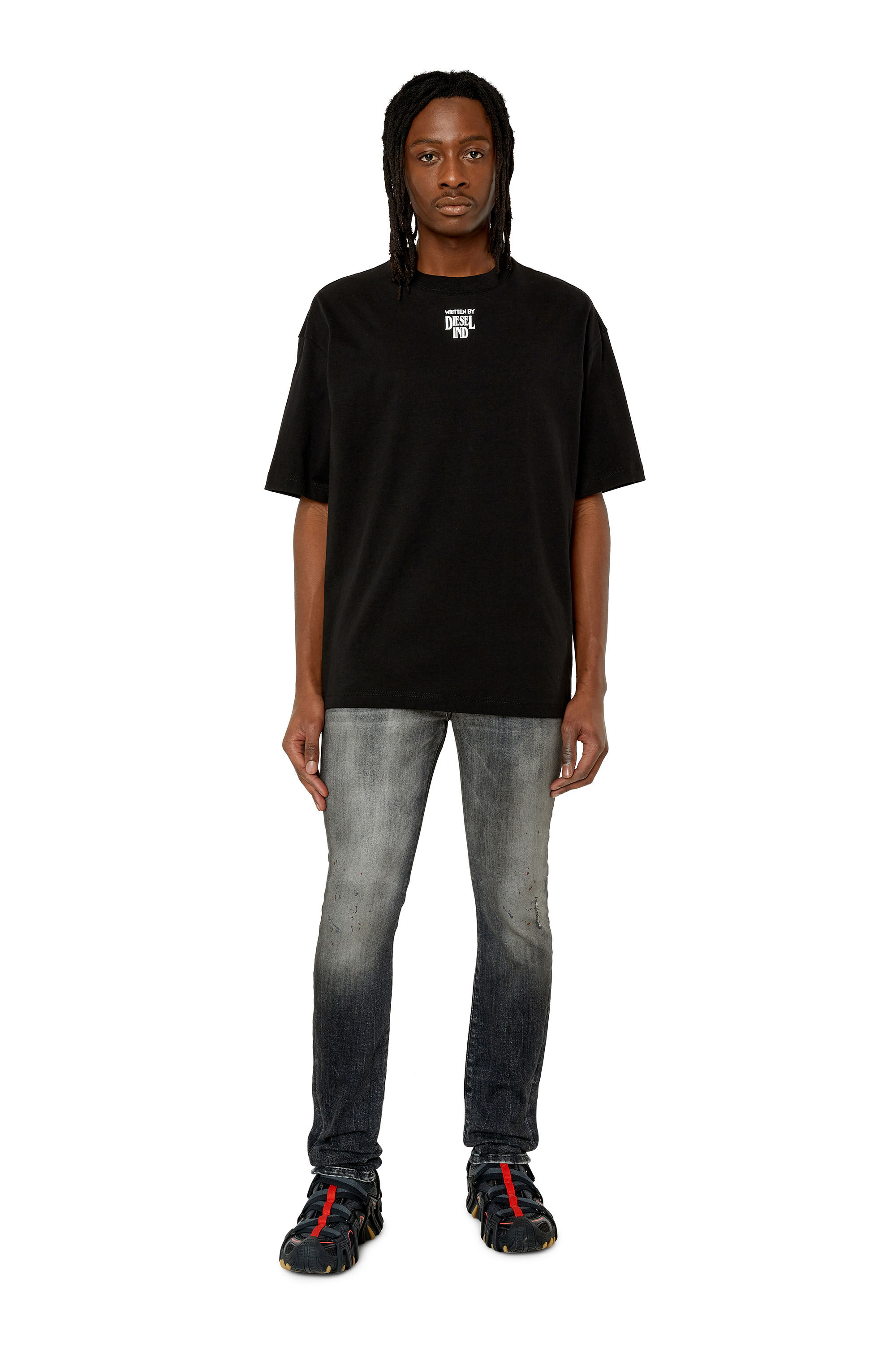 Diesel - Skinny Jeans 1983 D-Amny 09E70, Black/Dark grey - Image 1