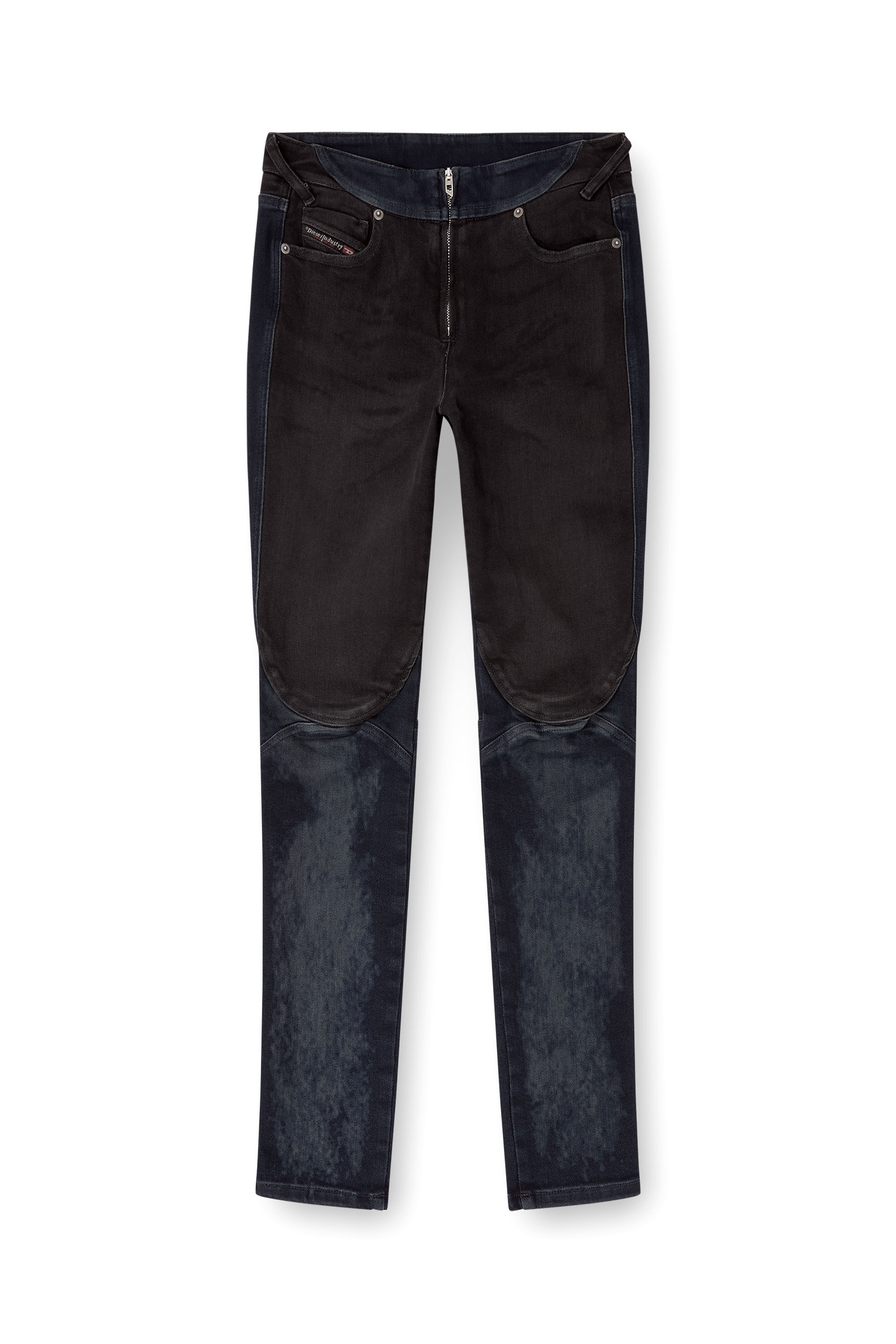 Diesel - Slim Jeans D-Bikee 09M92 Femme, Bleu Foncé - Image 2