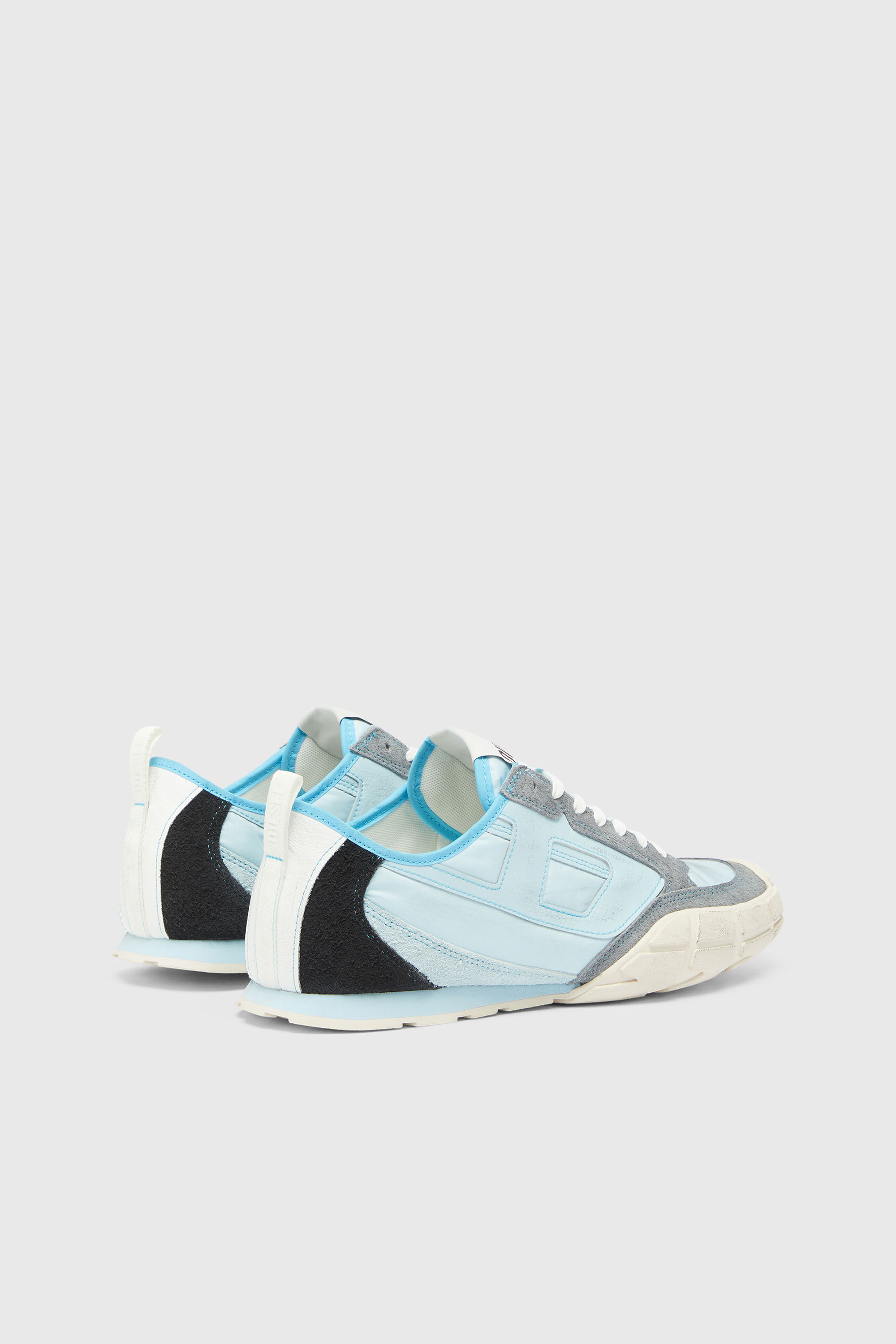 Diesel - S-PAGODHA LOW, Herren S-Pagodha &ndash; Sneakers aus Leder und Nylon in Hellblau - 3