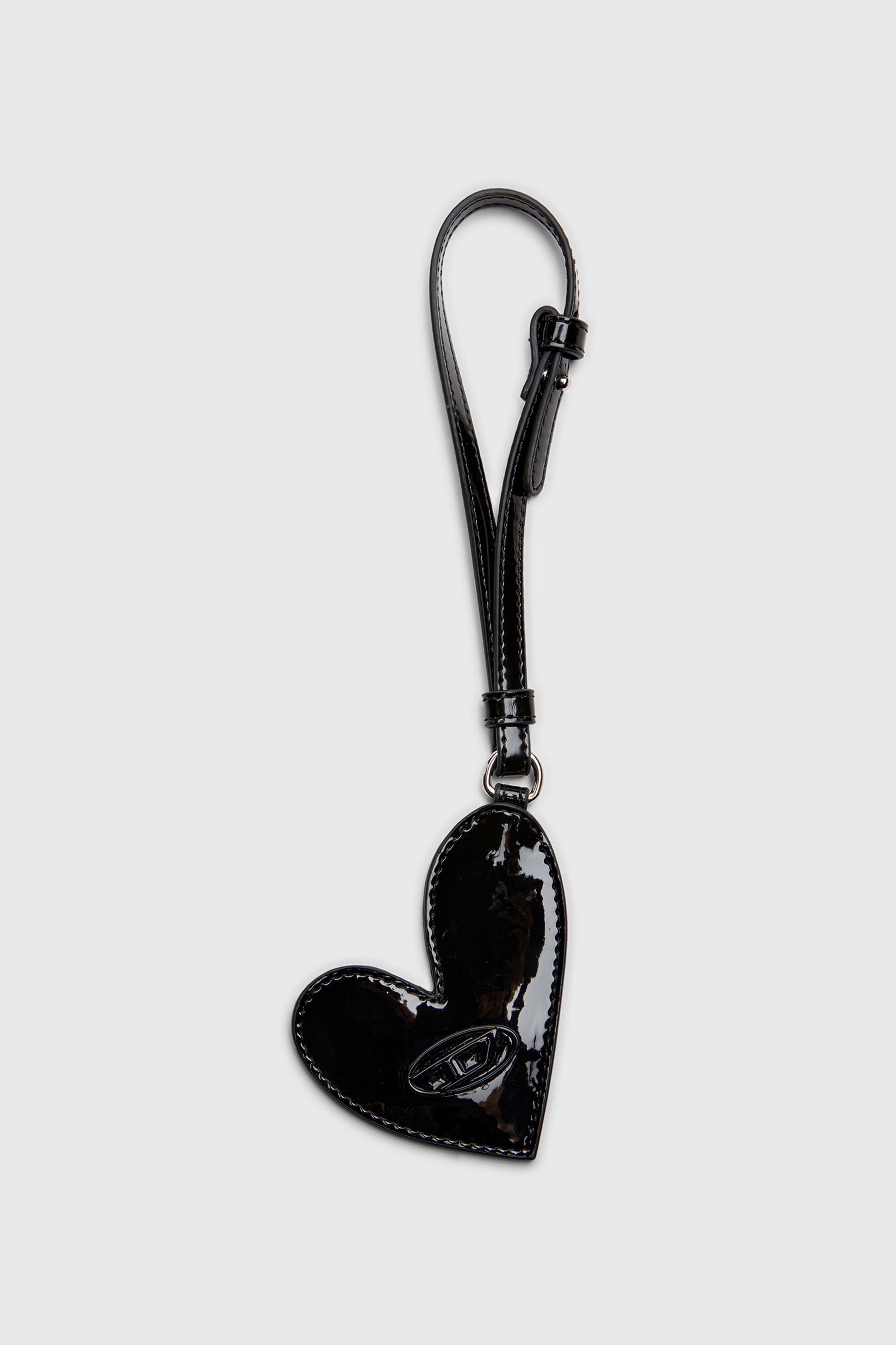 Diesel - PLAY MIRROR, Charm con specchio effetto lucido Donna in Nero - 1