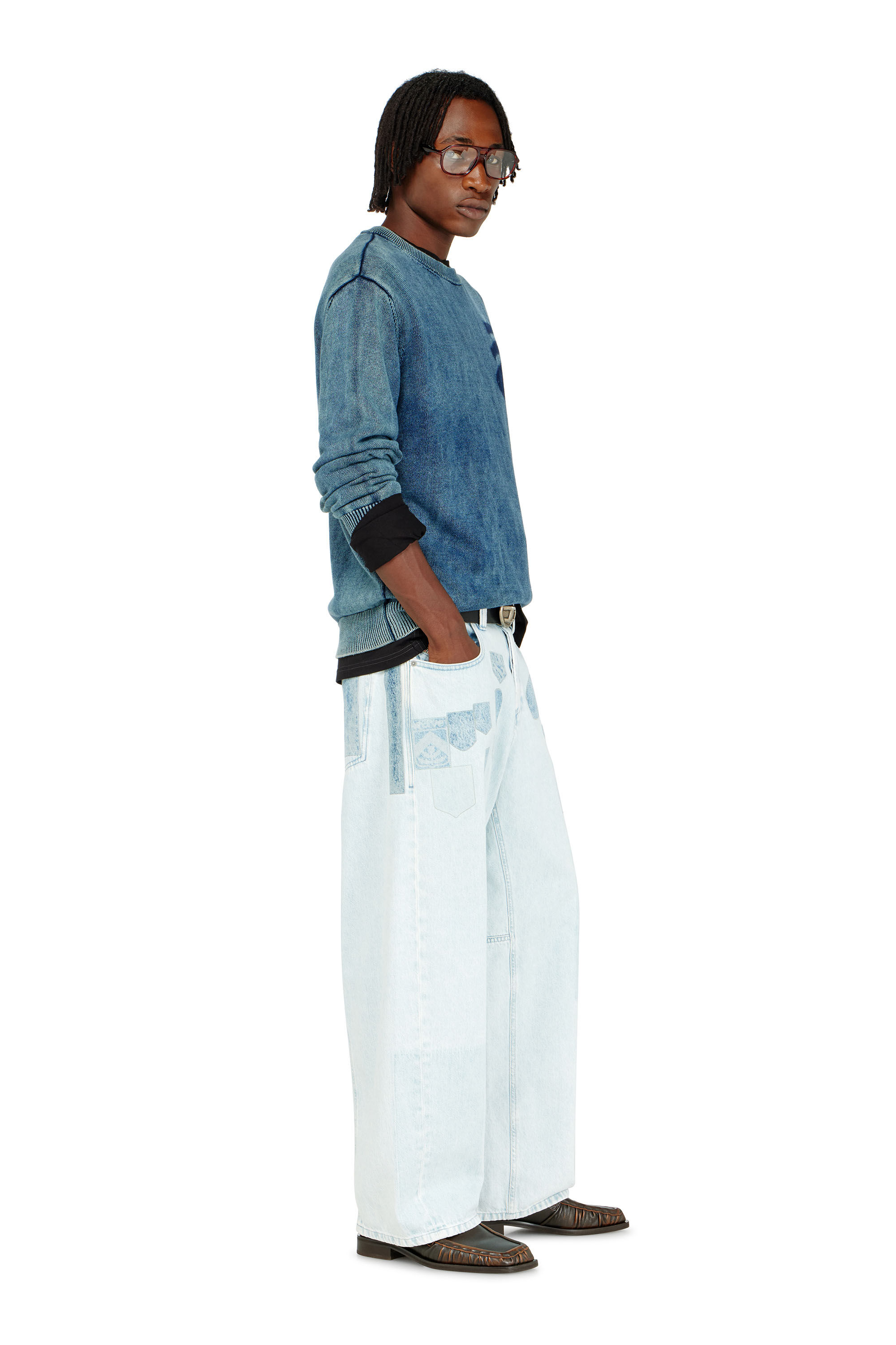 Diesel - Relaxed Jeans 1997 D-Enim-M 0IFBQ Unisex, Blu Chiaro - Image 2