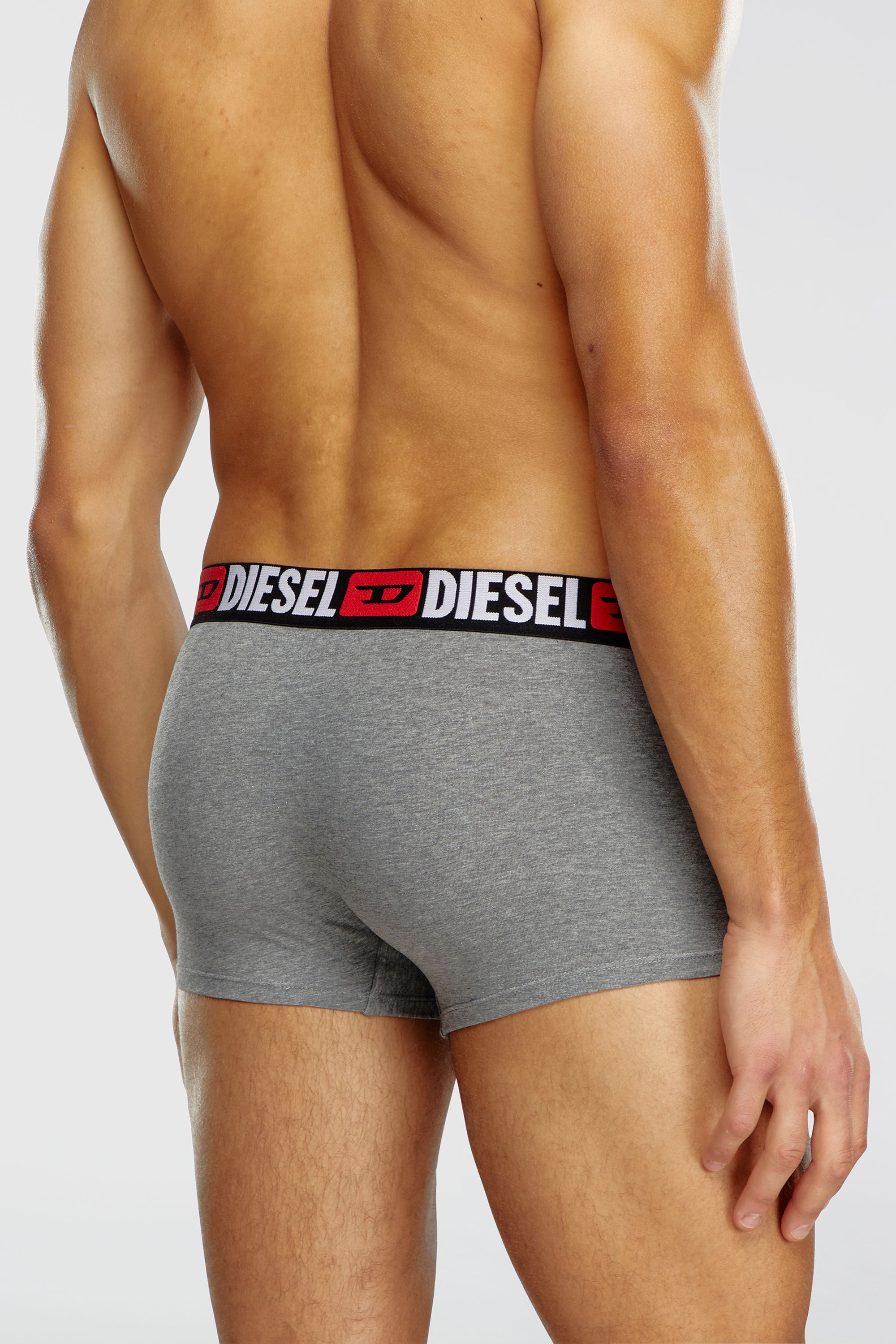 Diesel - UMBX-DAMIENTHREEPACK, Set da tre boxer con elastico in vita con logo all-over Uomo in Multicolor - 4