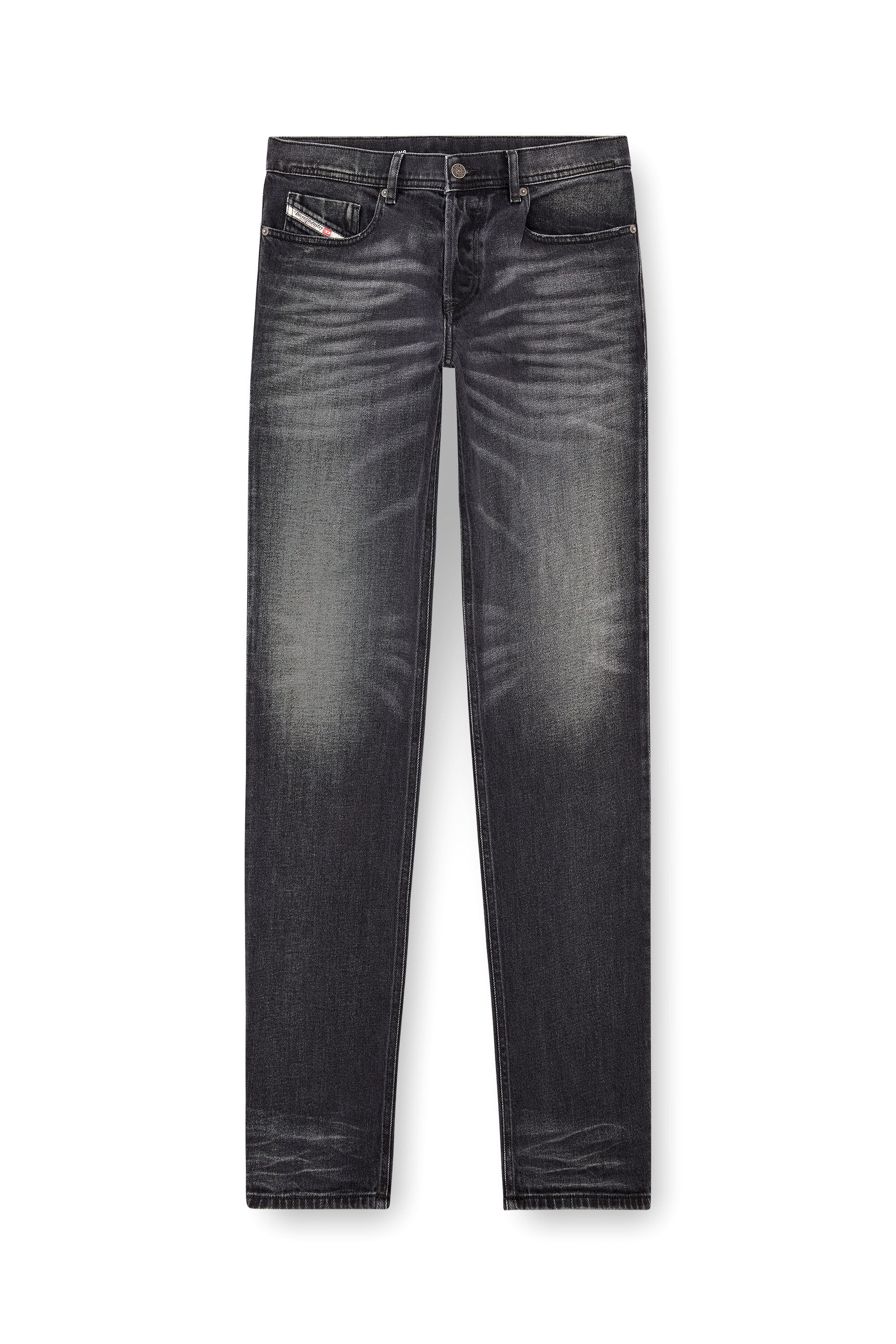 Diesel - Homme Tapered Jeans 2023 D-Finitive 09J65, Noir/Gris foncé - Image 2
