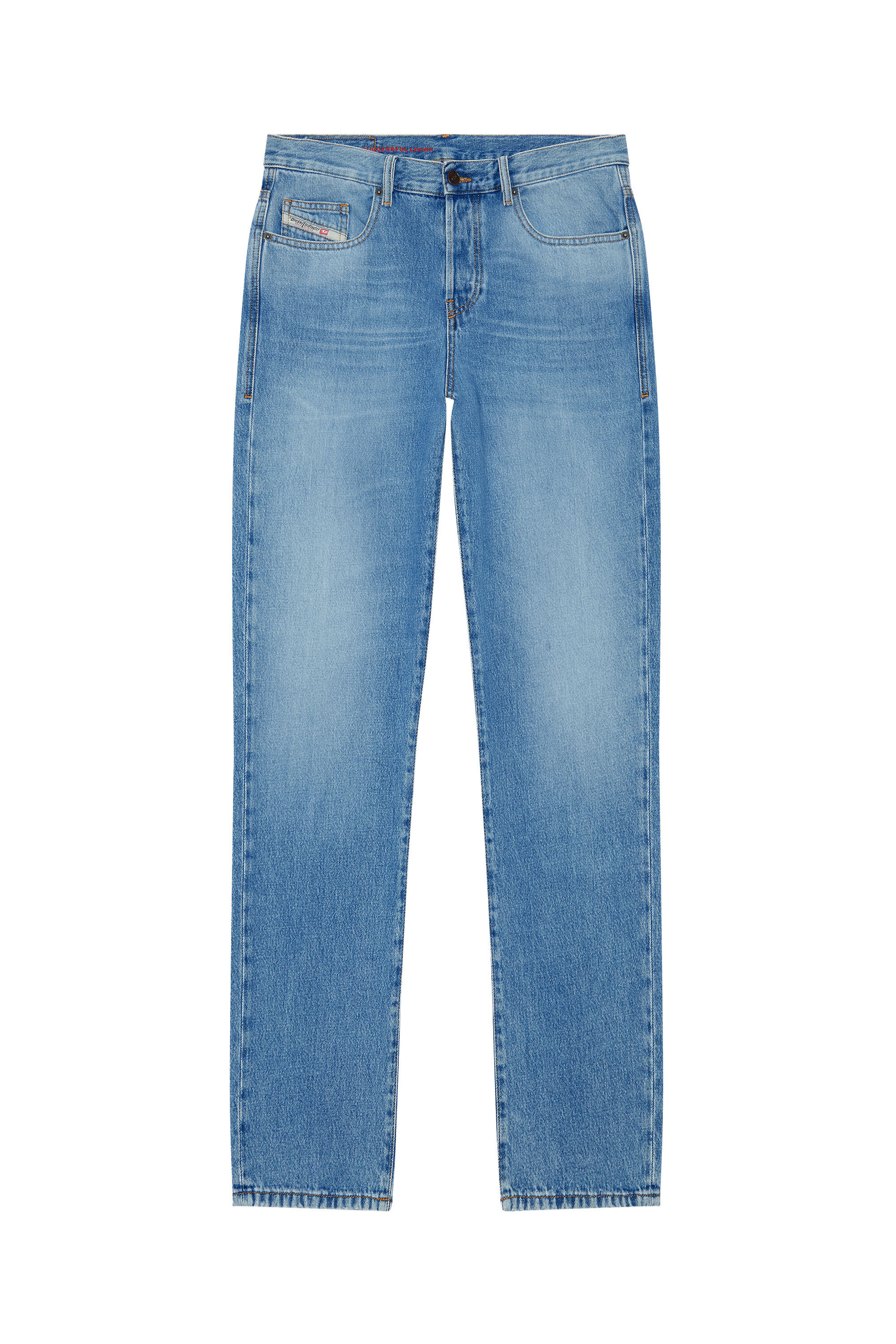 Diesel - Straight Jeans 2020 D-Viker 09C15, Bleu Clair - Image 2