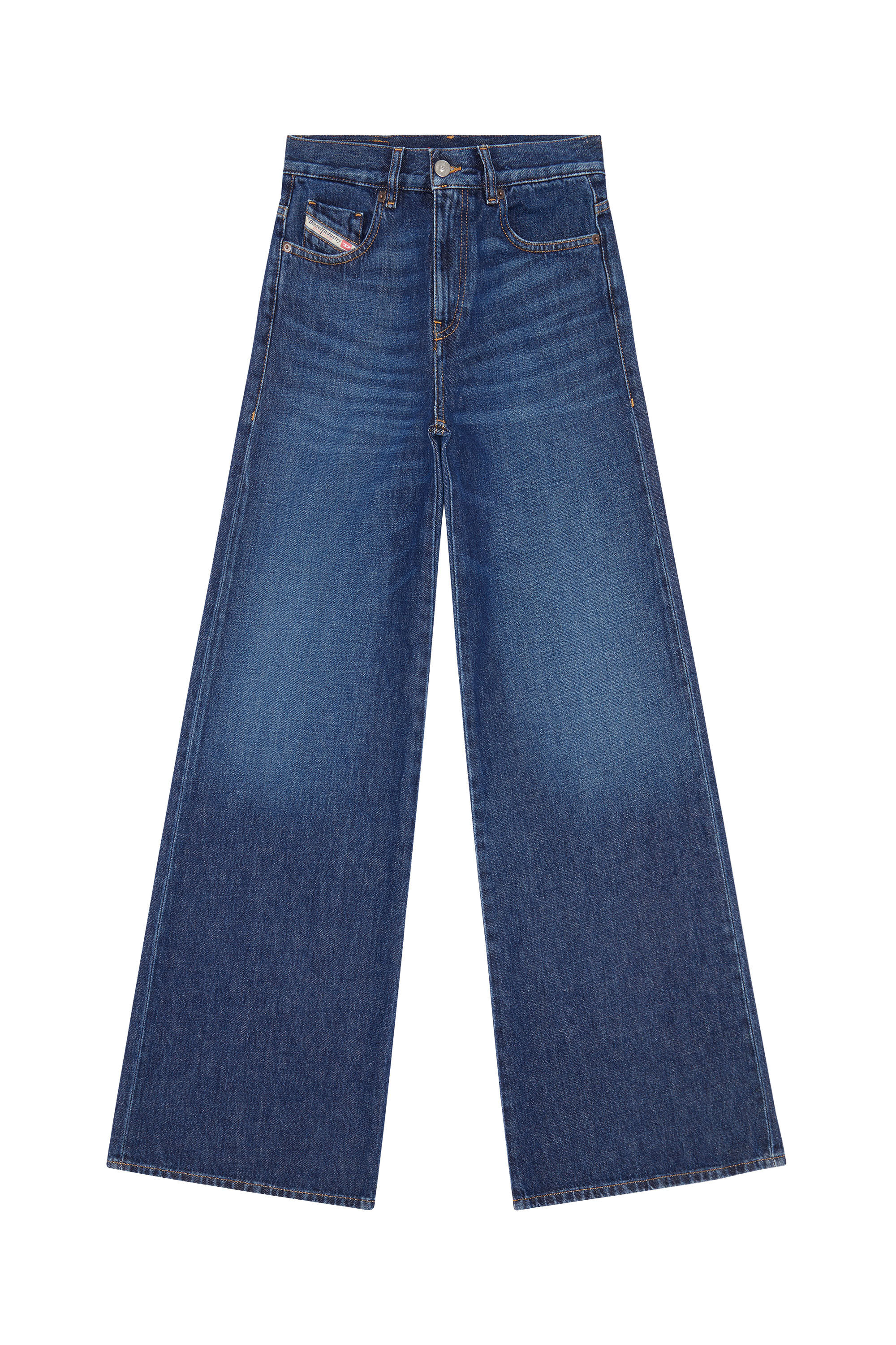 Diesel - 1978 09C03 Bootcut and Flare Jeans, Blu Scuro - Image 2