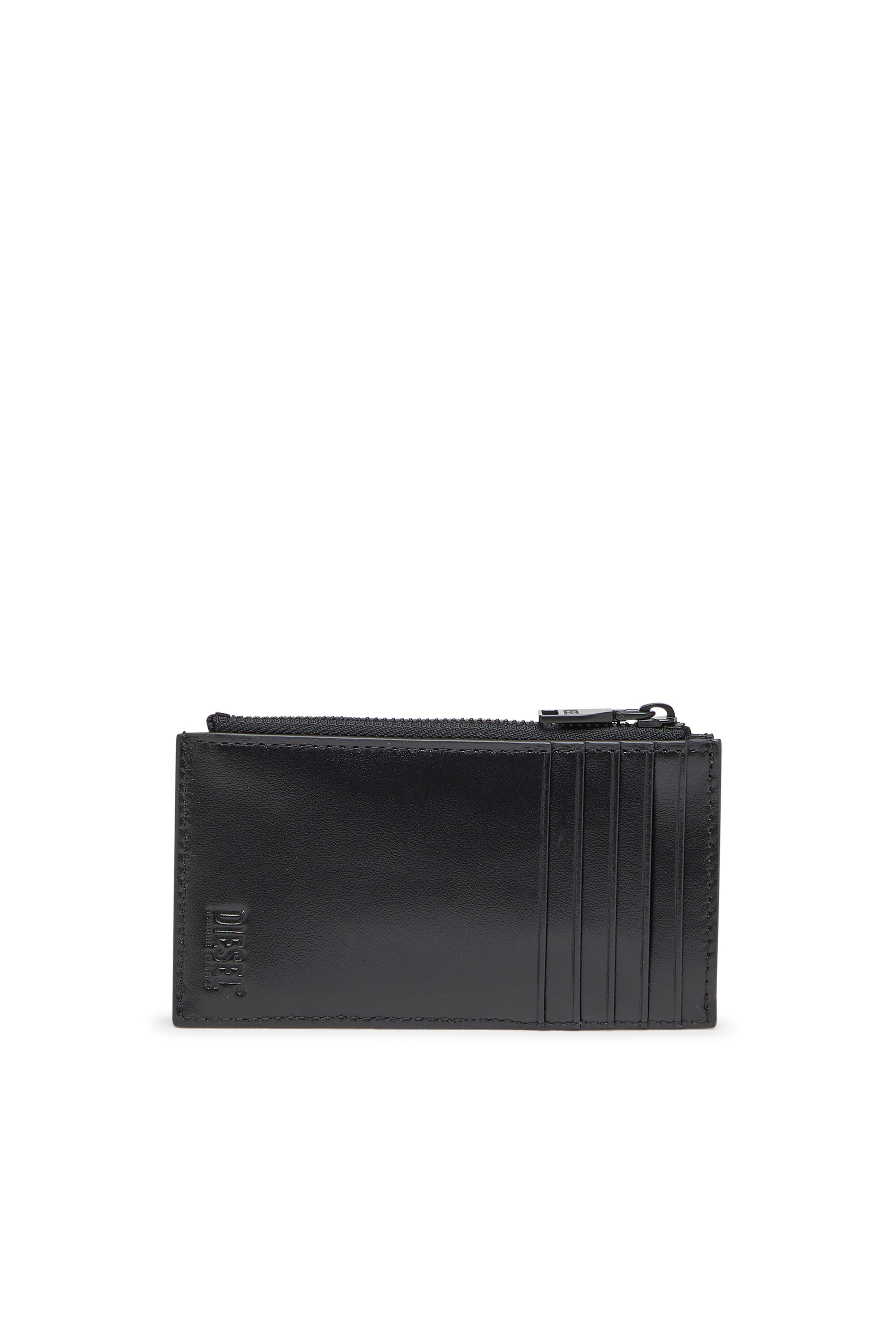 Diesel - HOLI-D CARD HOLDER III, Herren Kartenetui aus Leder in Schwarz - 2