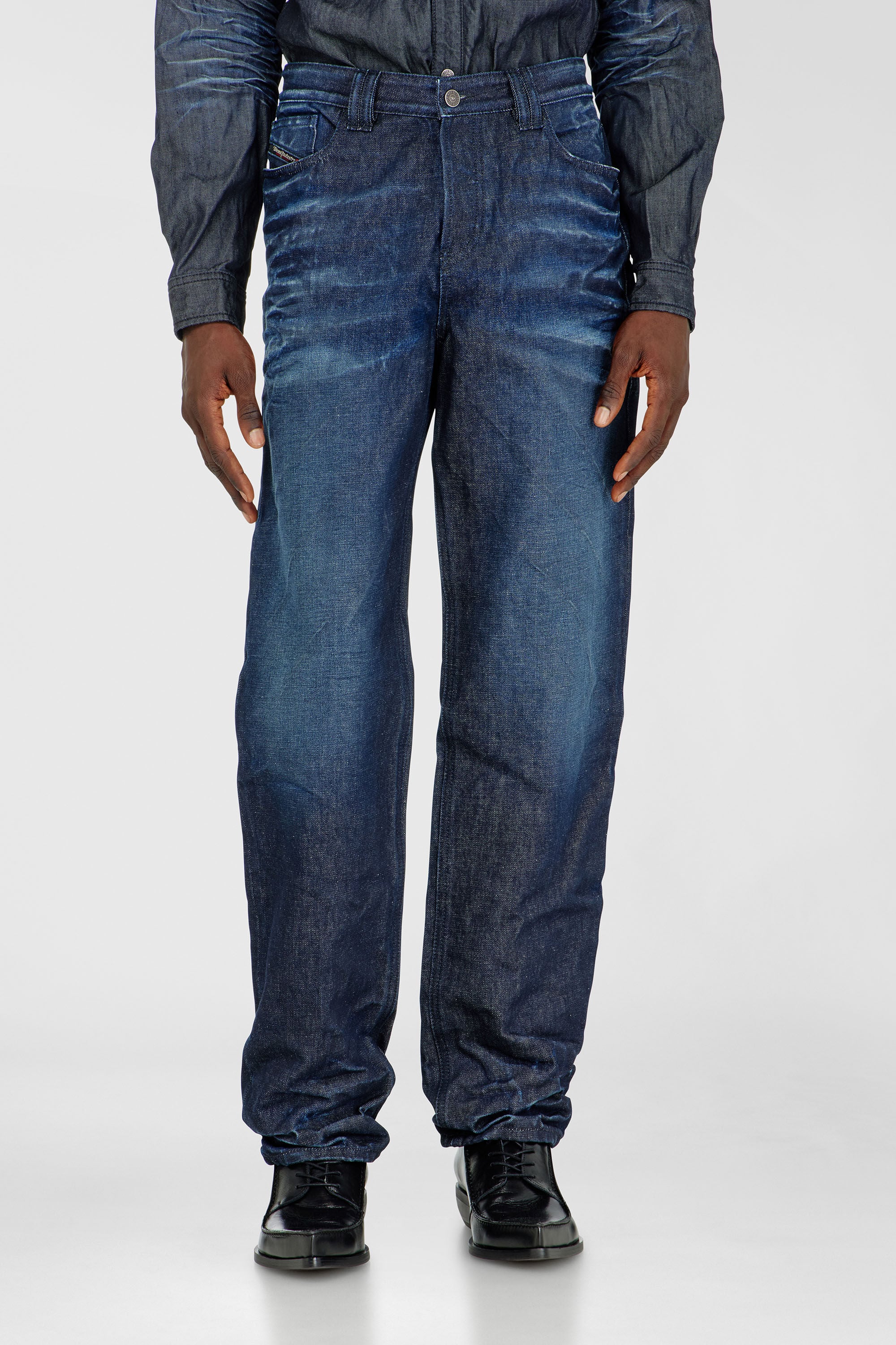 Diesel - Herren Regular Jeans 1991 D-Voeed 007GF, Dunkelblau - 4