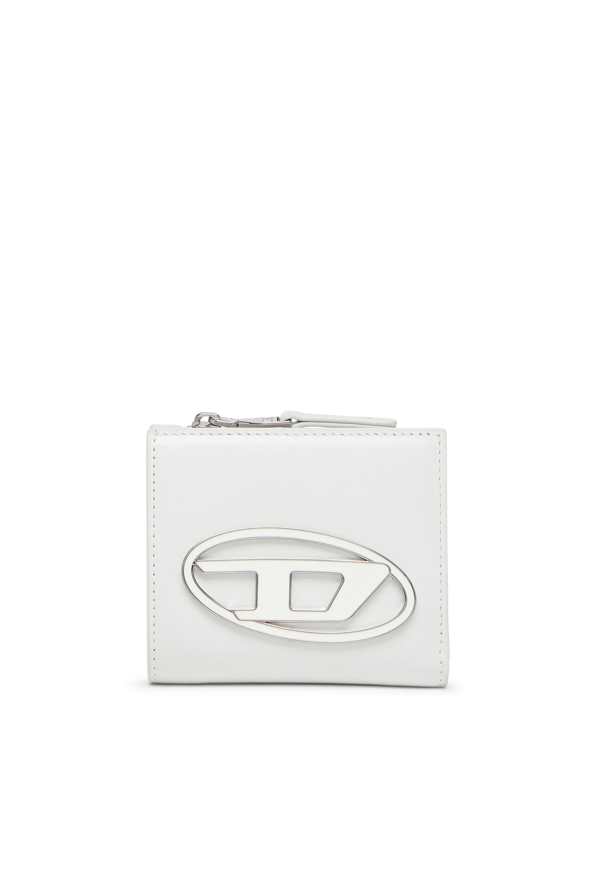 Diesel - 1DR BI FOLD ZIP L, Portafoglio a libro in pelle Donna in Bianco - 1