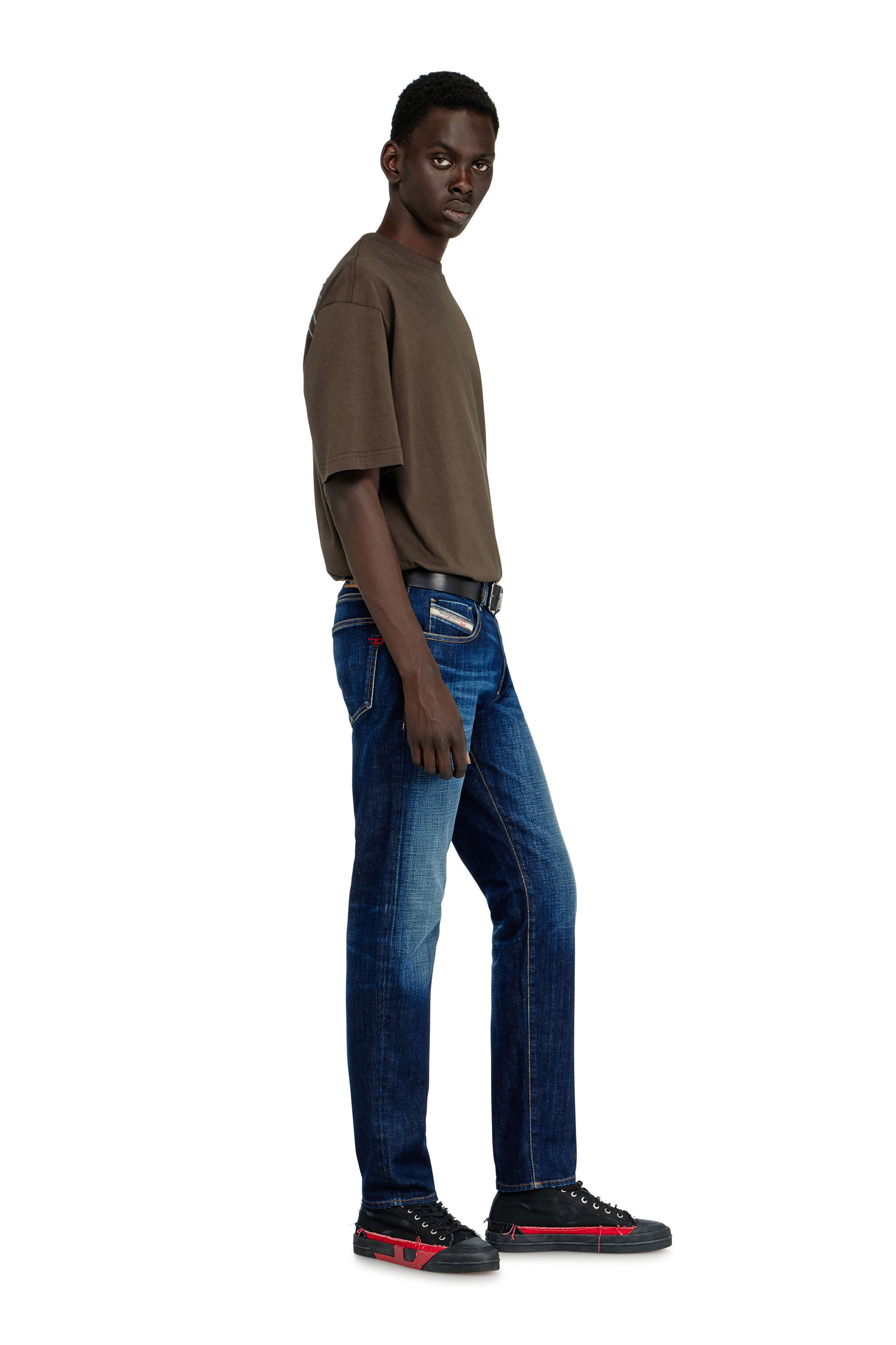 Diesel - Slim Jeans 2019 D-Strukt 09L61 Uomo, Blu medio - Image 2