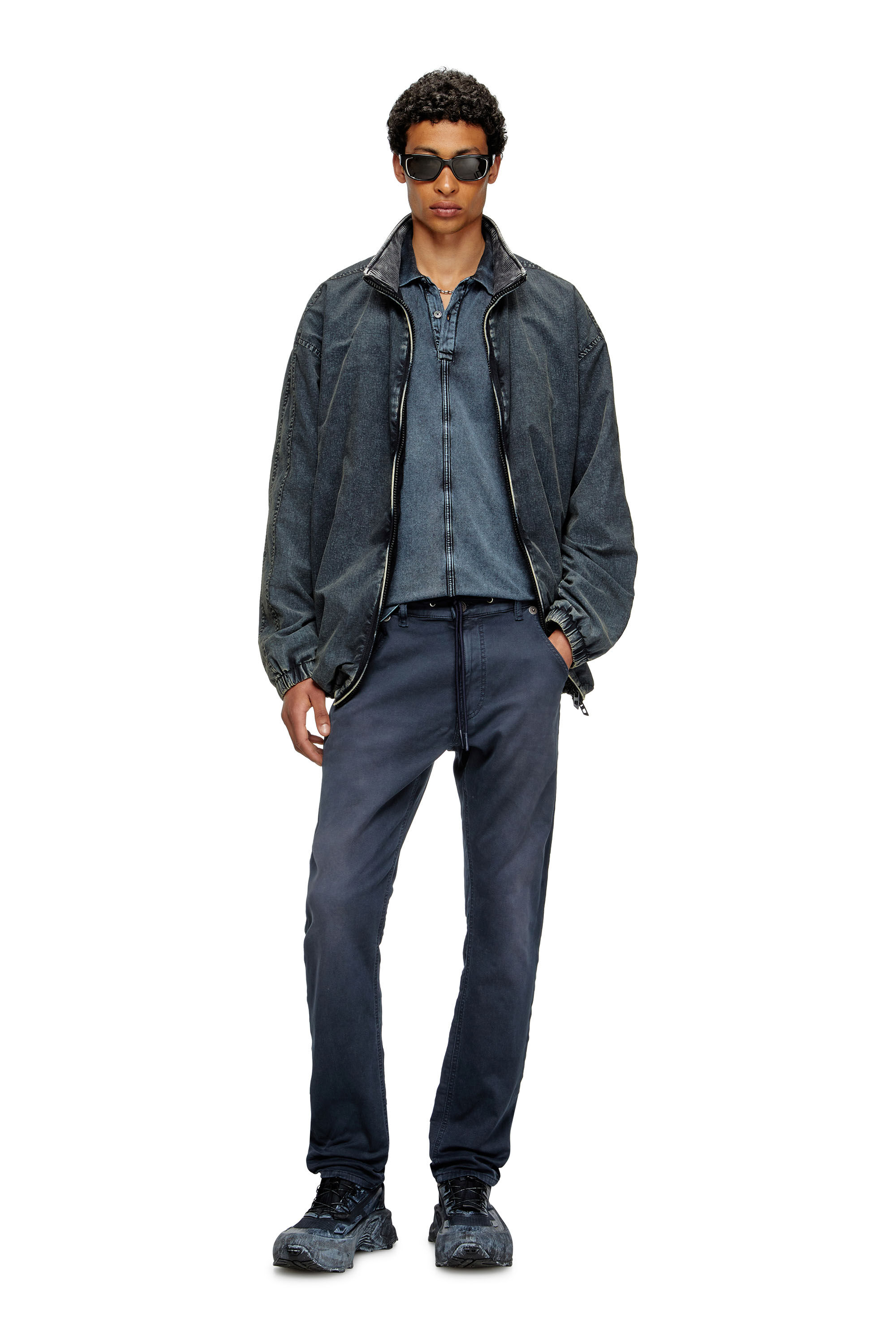 Diesel - Herren Regular 2030 D-Krooley Joggjeans® 0670M, Dunkelblau - 1