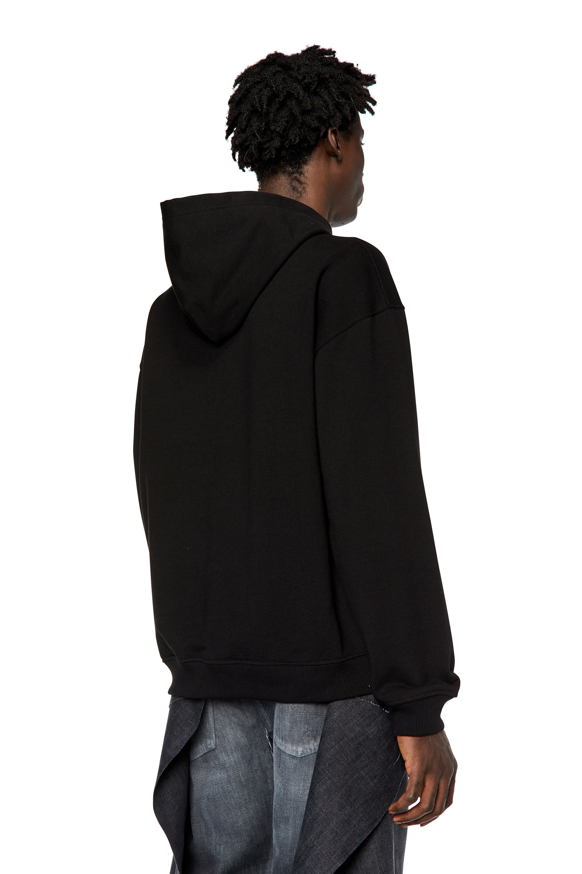 Diesel - S-NLABEL-HOOD, Nero - Image 4