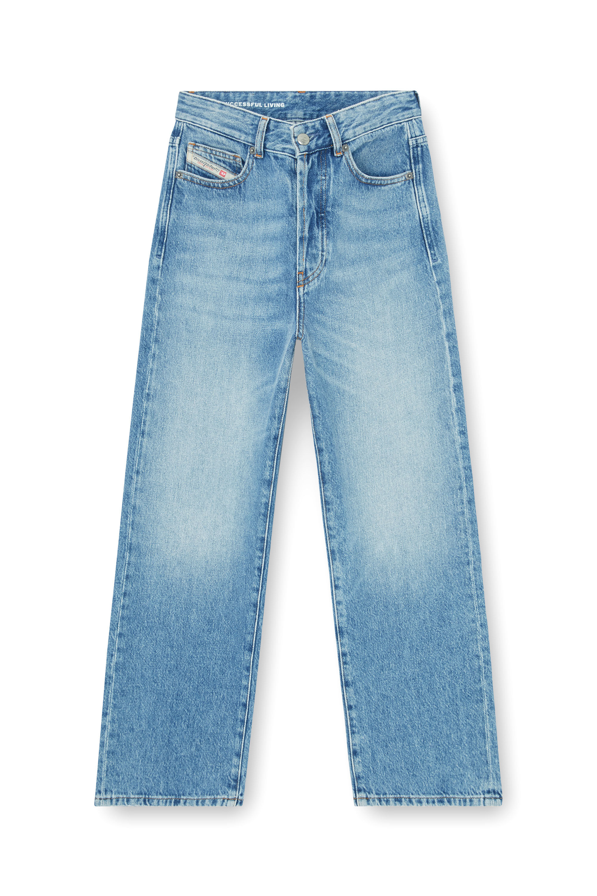 Diesel - Regular Jeans 1981 D-Went 09Q07 Donna, Blu Chiaro - Image 6
