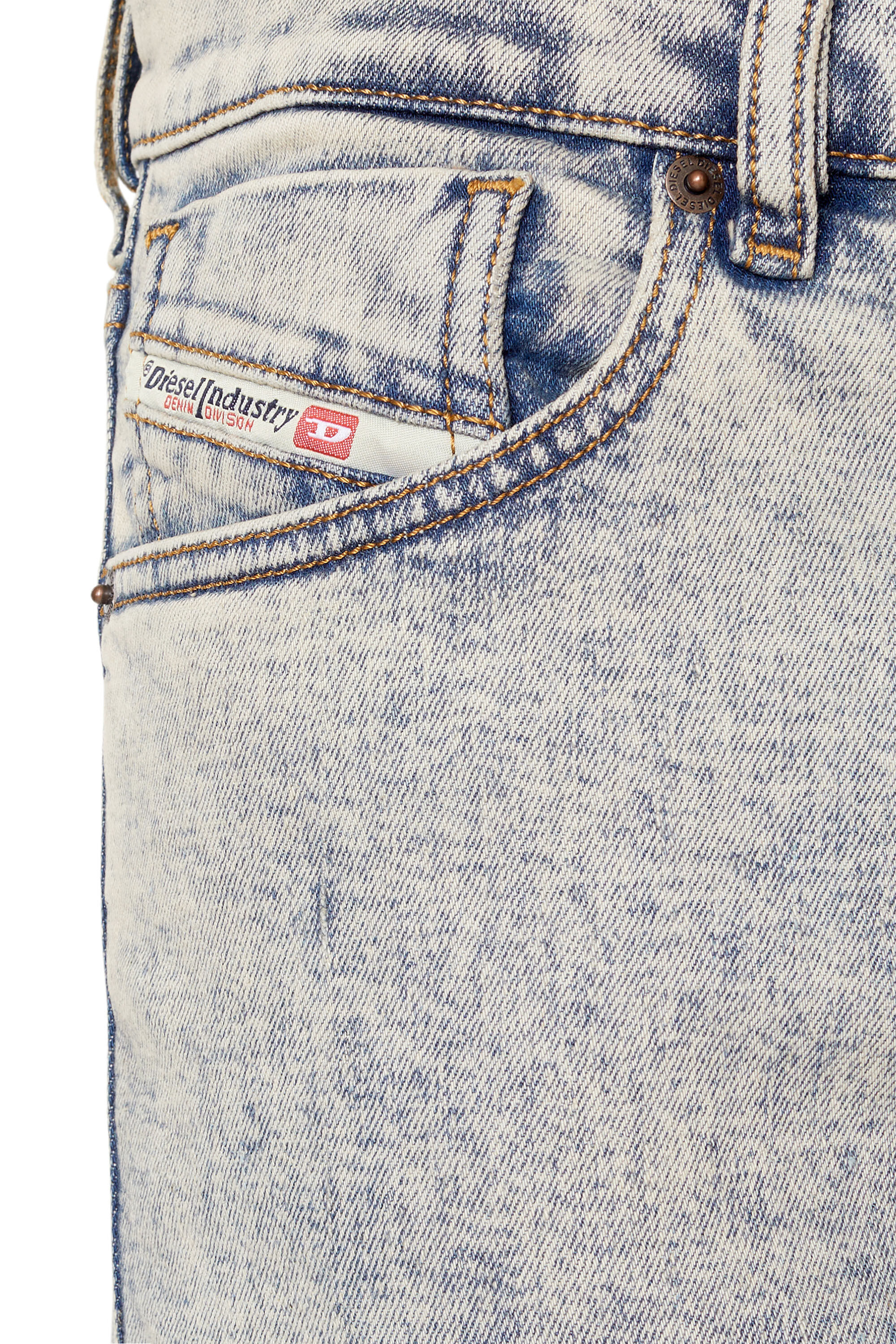 Diesel - Straight Jeans 1995 D-Sark 09F12, Bleu moyen - Image 6