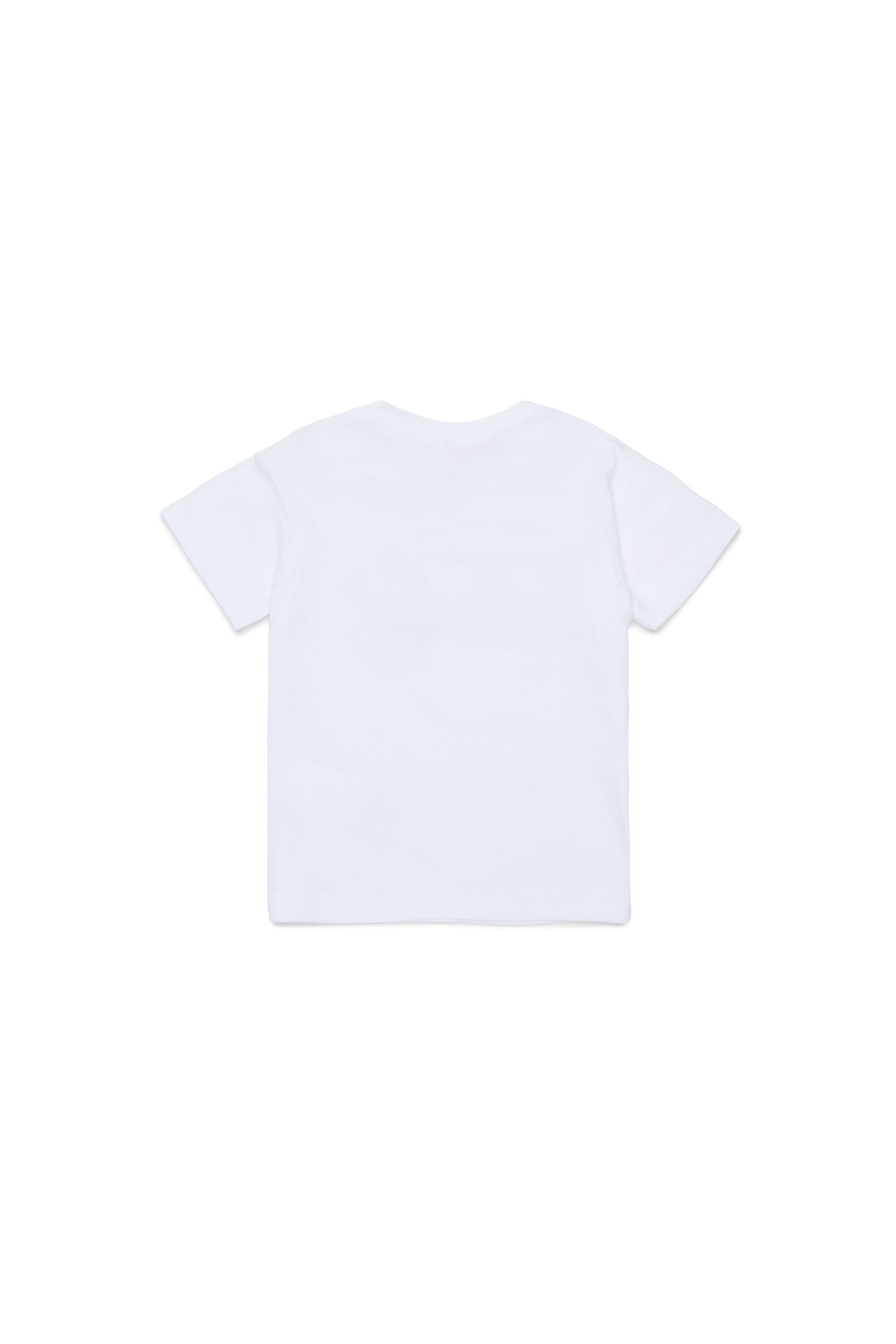 Diesel - TIELB, T-shirt en coton avec imprim&eacute; Oval D Homme in Blanc - 2