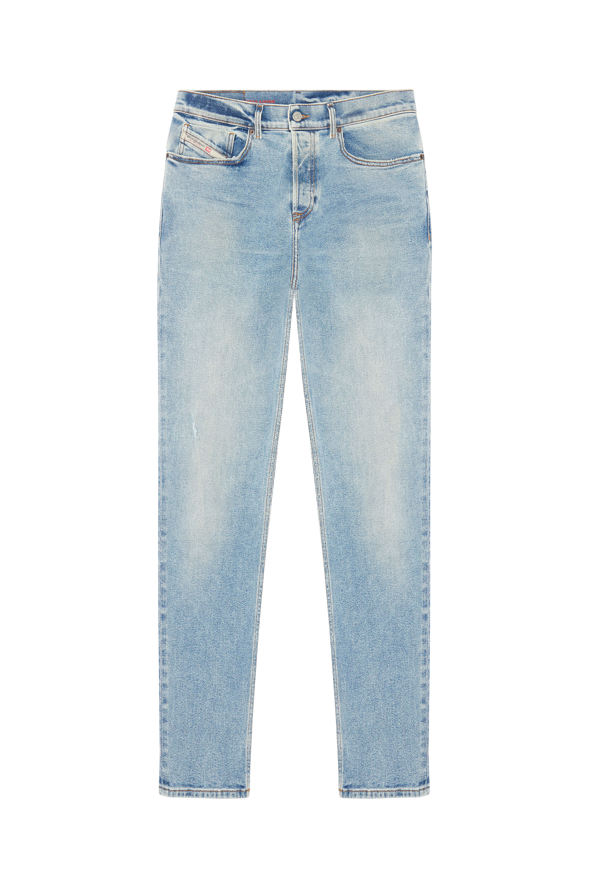 Diesel - Tapered Jeans 2005 D-Fining 09E86, Bleu Clair - Image 2